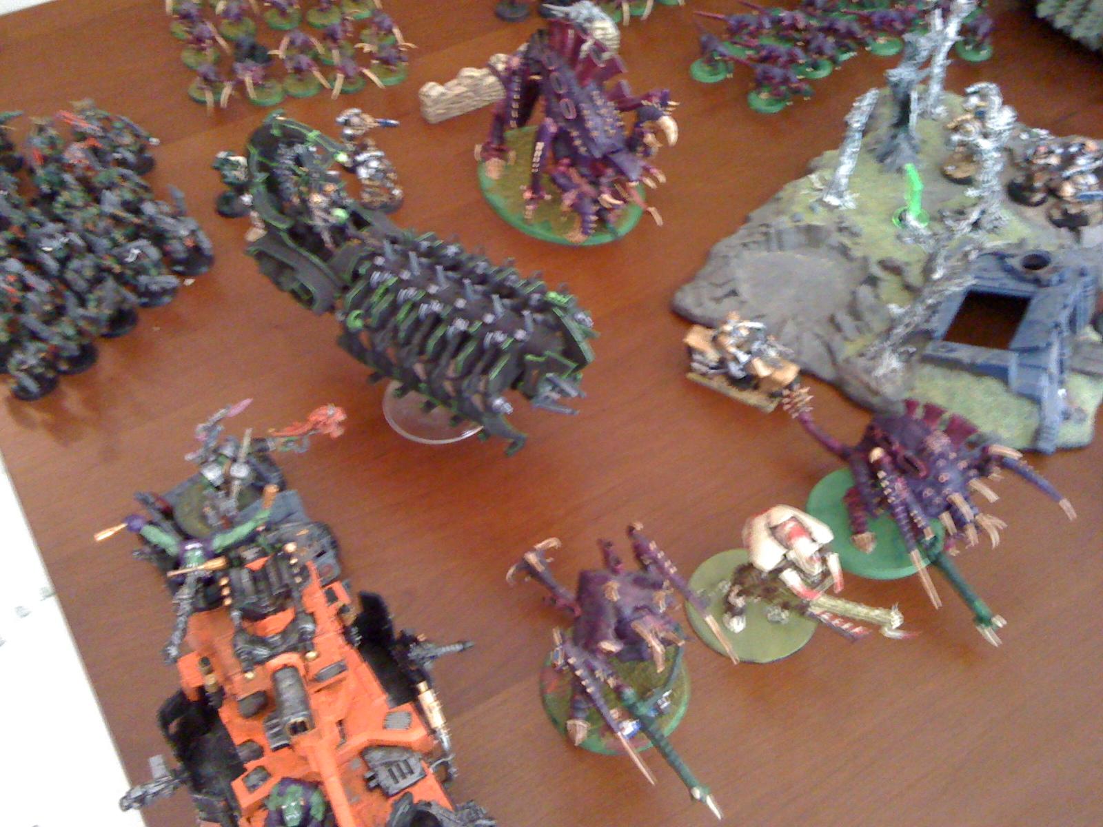 Eldar, Necrons, Orks, Space Marines, Tau, Tyranids, Vancouver
