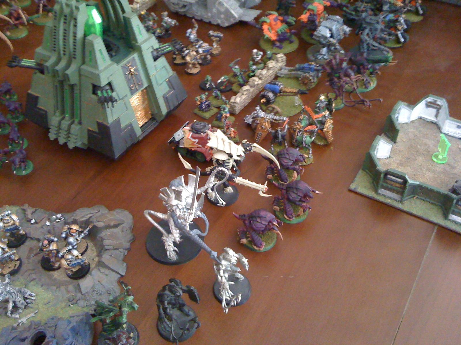 Eldar, Necrons, Orks, Space Marines, Tau, Tyranids, Vancouver