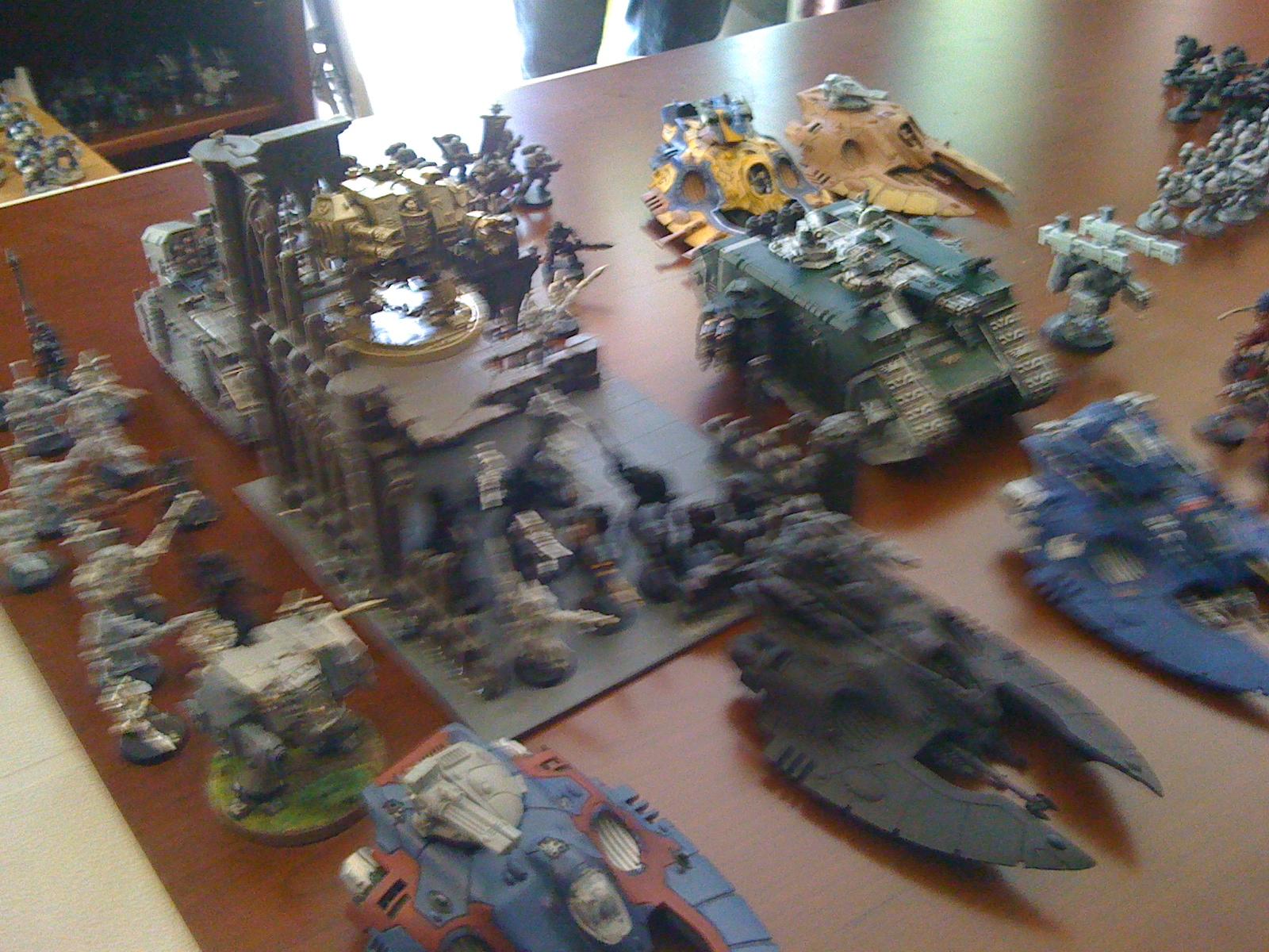 Eldar, Necrons, Orks, Space Marines, Tau, Tyranids, Vancouver