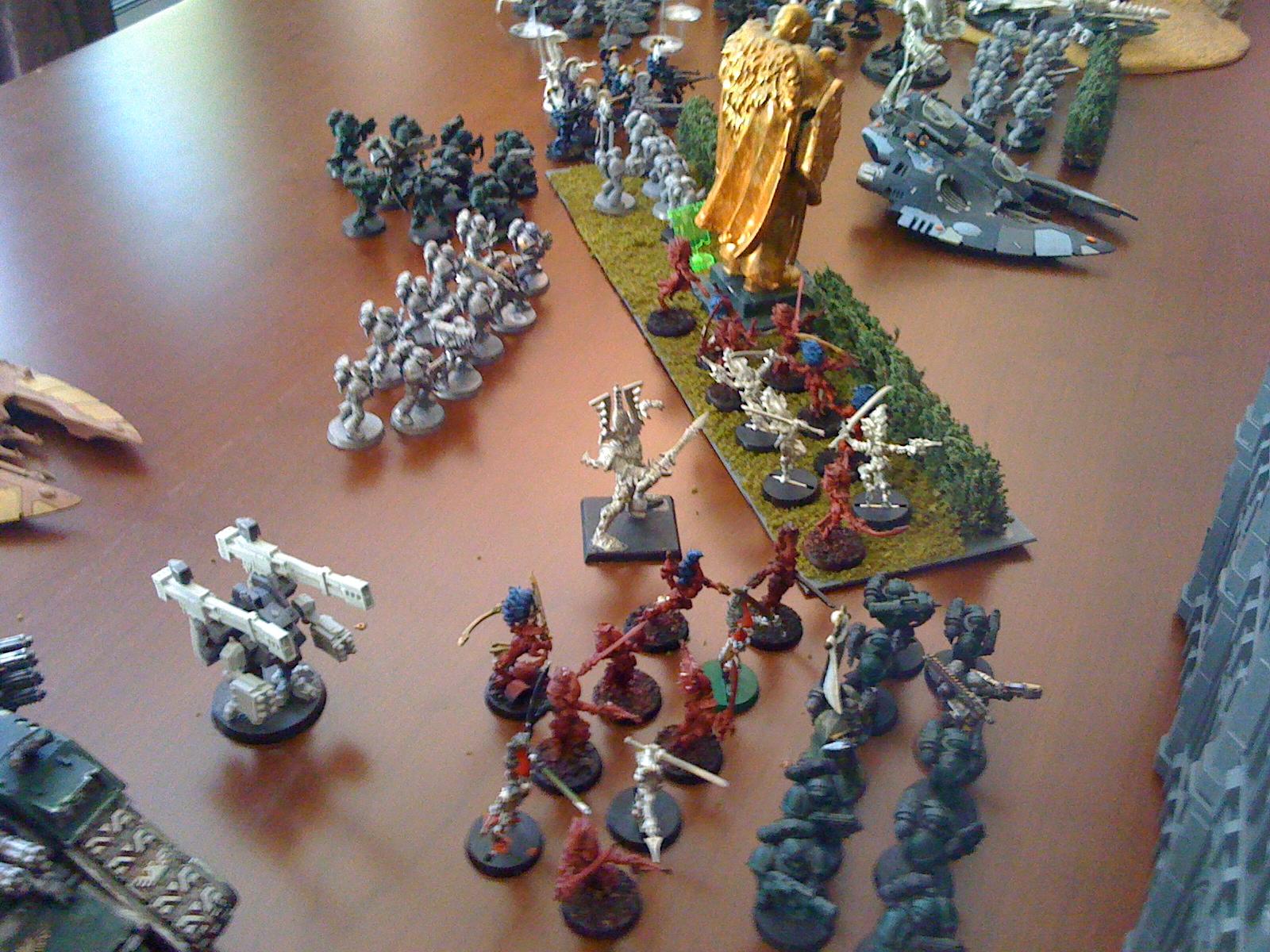 Eldar, Necrons, Orks, Space Marines, Tau, Tyranids, Vancouver