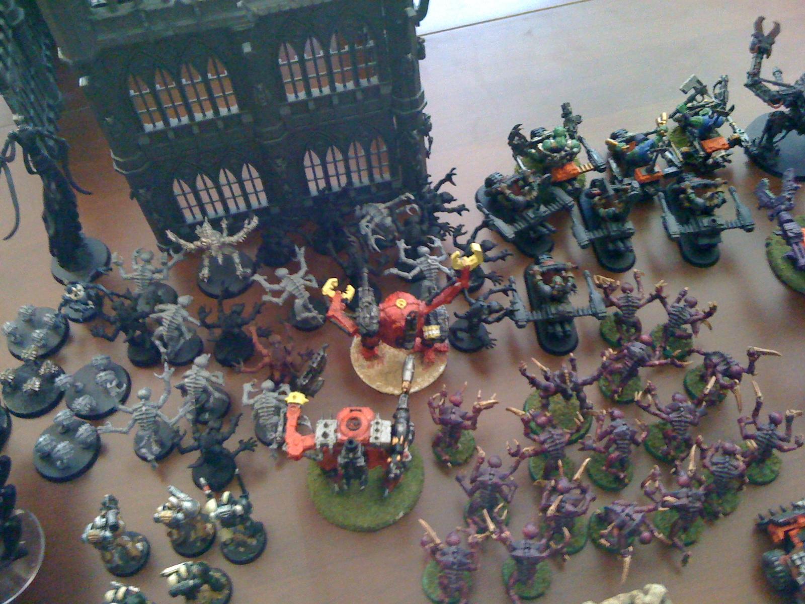 Eldar, Necrons, Orks, Space Marines, Tau, Tyranids, Vancouver