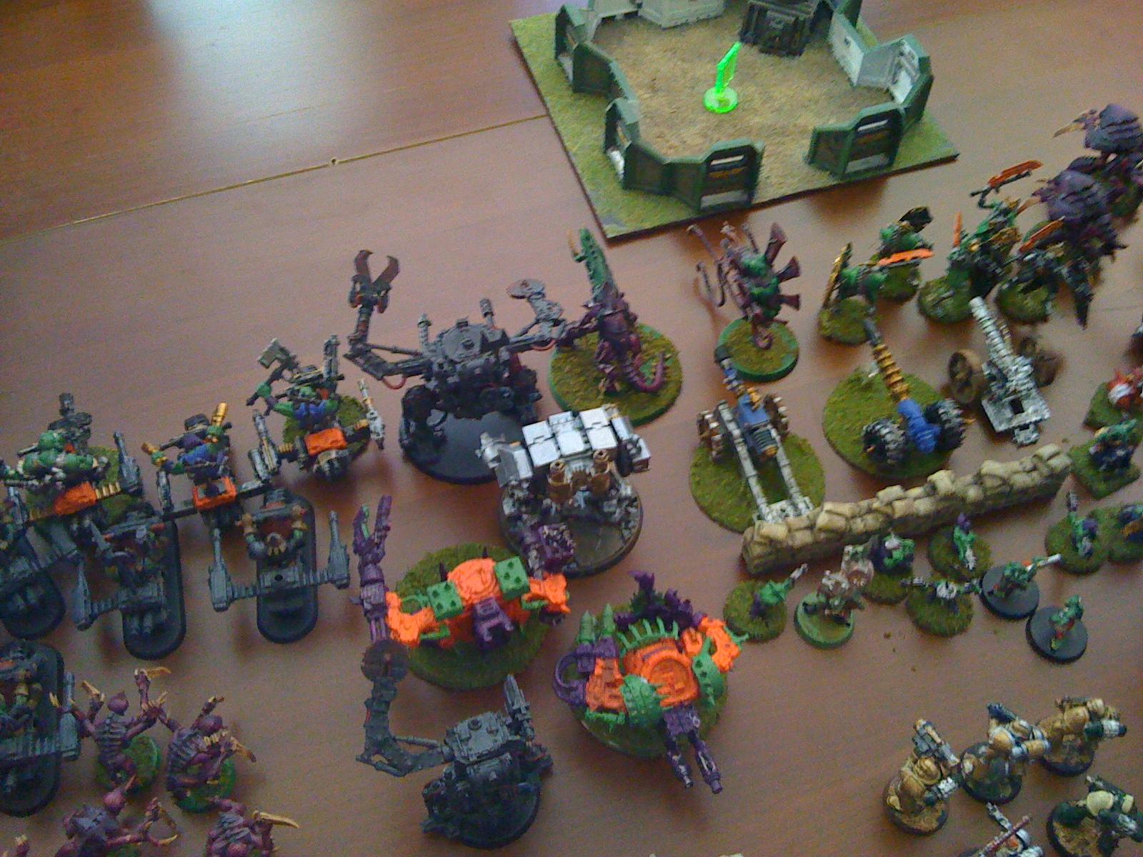 Eldar, Necrons, Orks, Space Marines, Tau, Tyranids, Vancouver