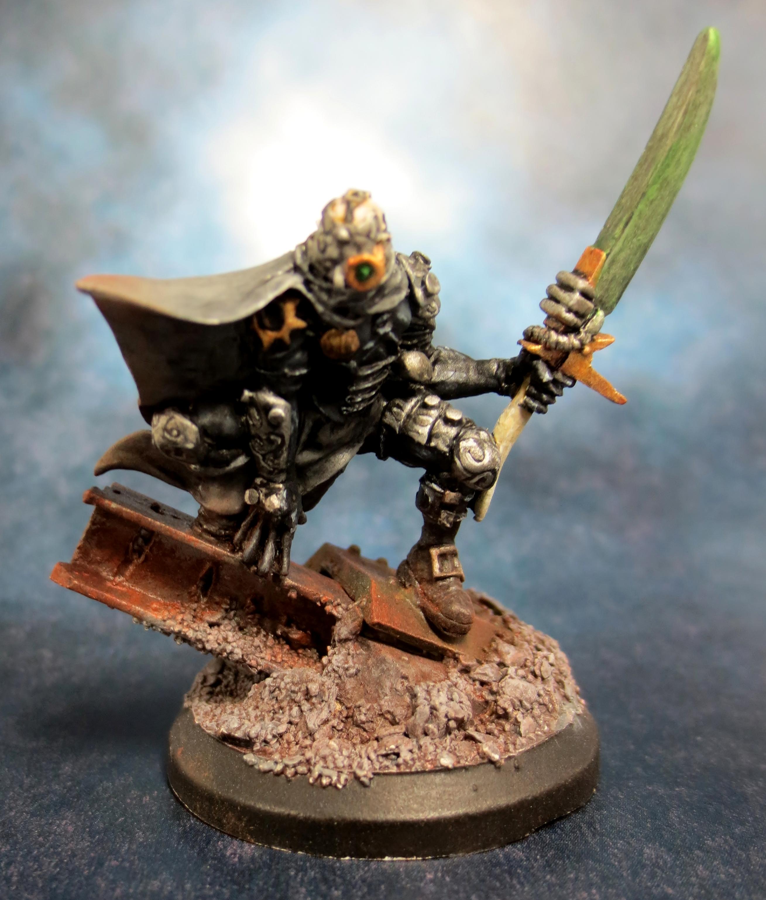 Assassin, Confrontation, Conversion, Griffin, Inquisition, Inquisitor, Warhammer 40,000, Weathered