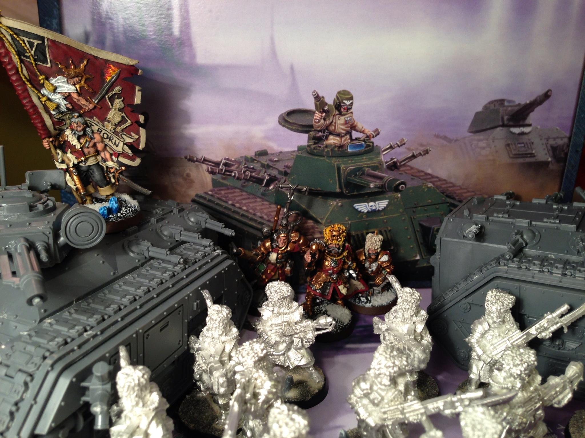 The Commanding officer and his squad. 
