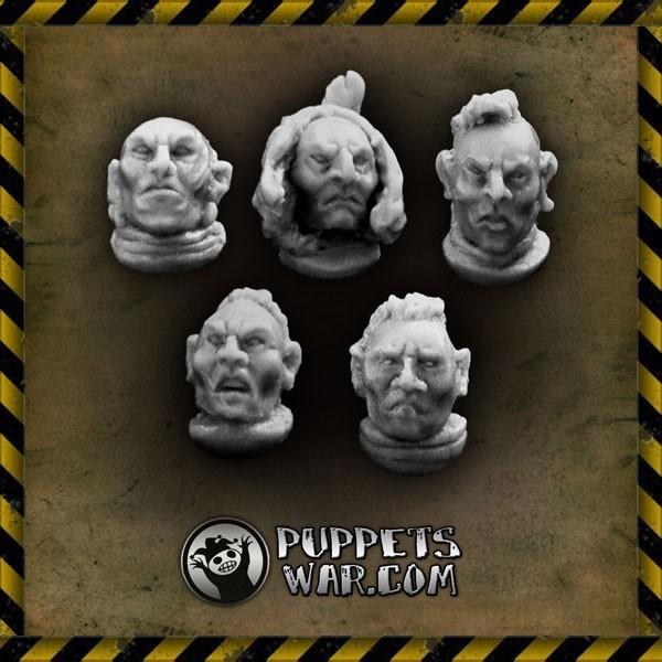 Heads, Native American, Puppetswar