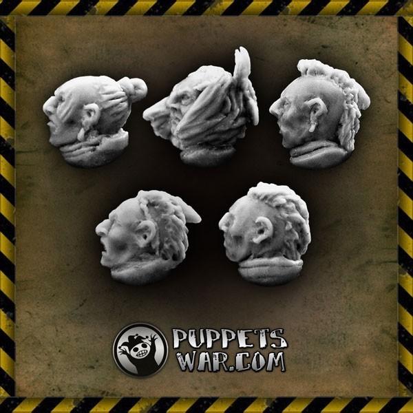Heads, Native American, Puppetswar
