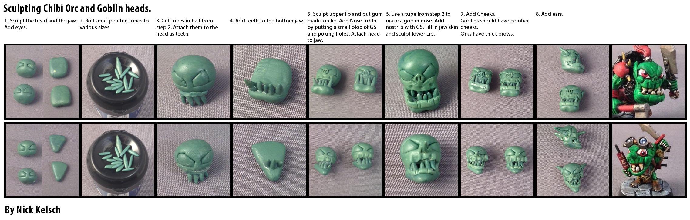 Chibi, Custom, Goblins, How To, Orcs, Sd
