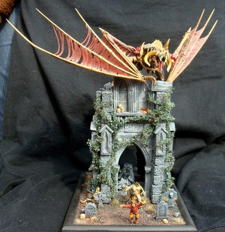 Diorama, Ghoul King, Terrorgheist, Vampire Counts