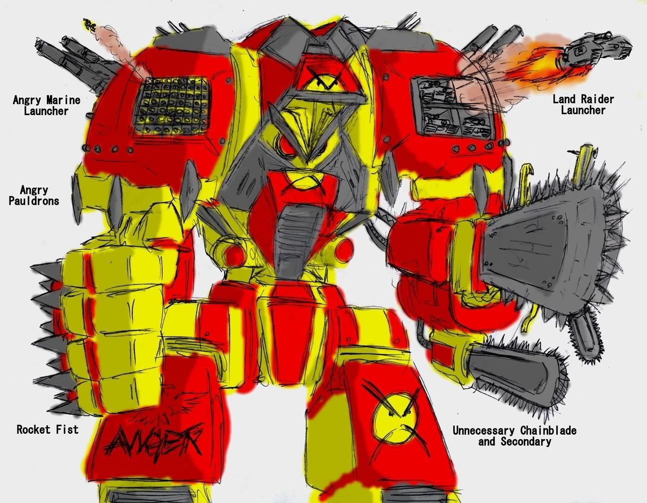 Angry Marines, Humor, Imperiator, Titan