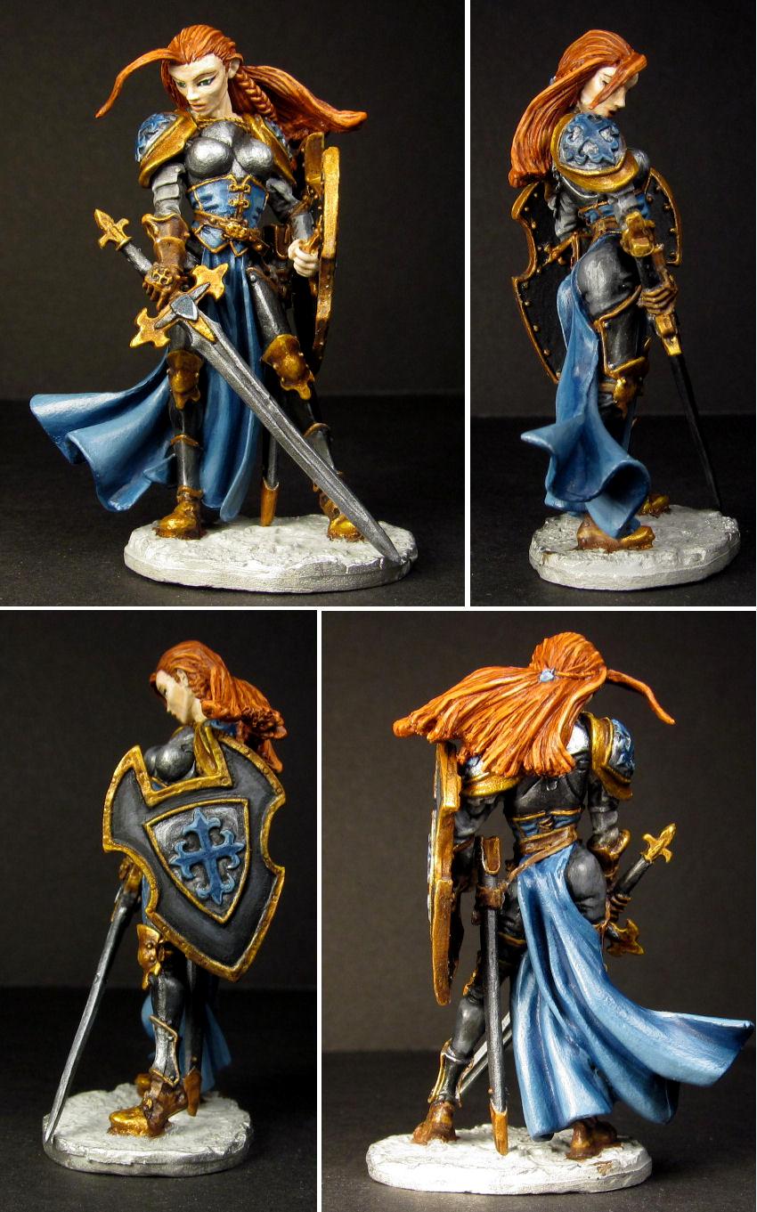 Crusader, Female Paladin, Paladin, Reaper