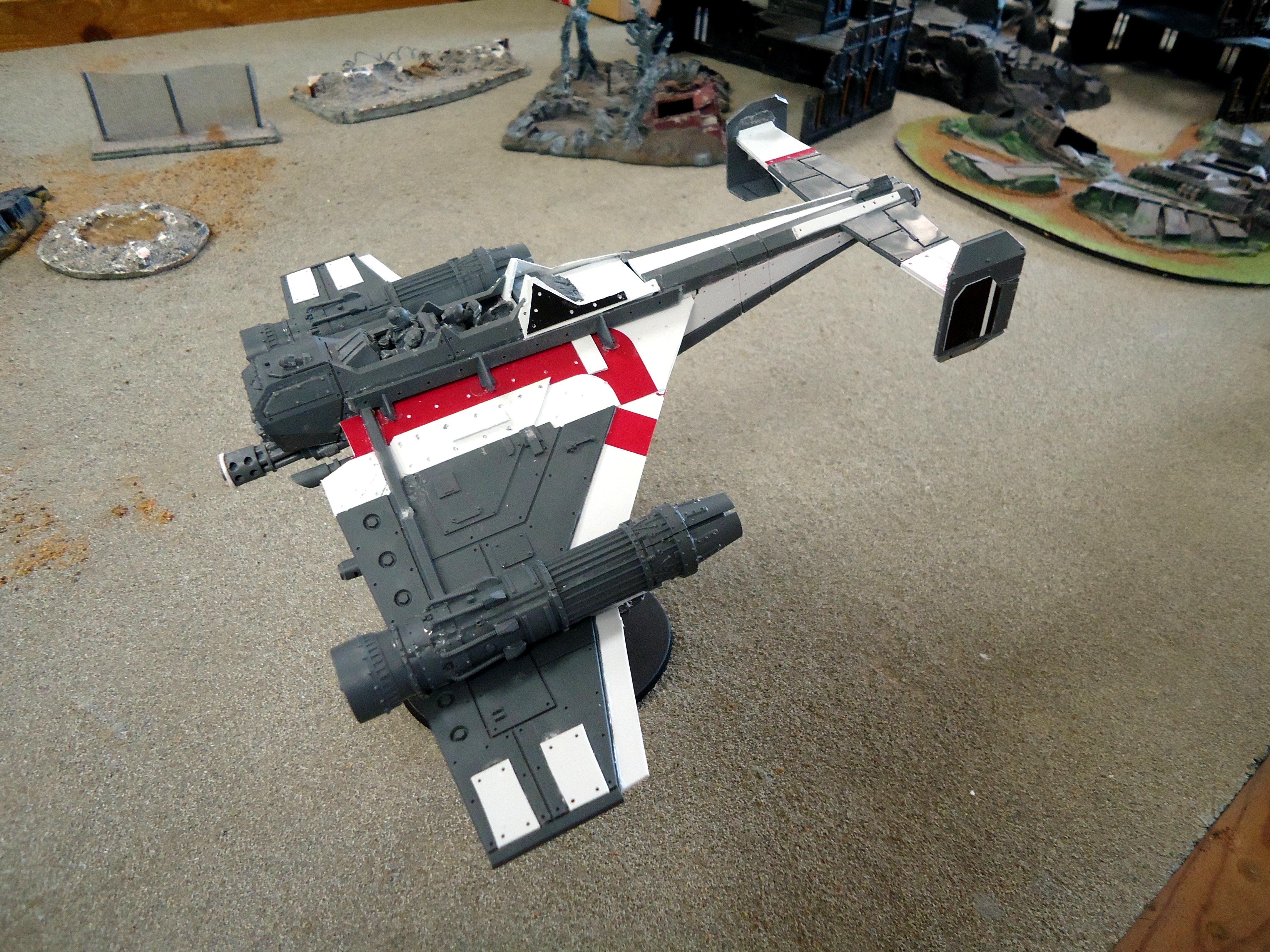 Astra Militarum, Avenger, Conversion, Flyer, Imperial Guard, Valkyrie