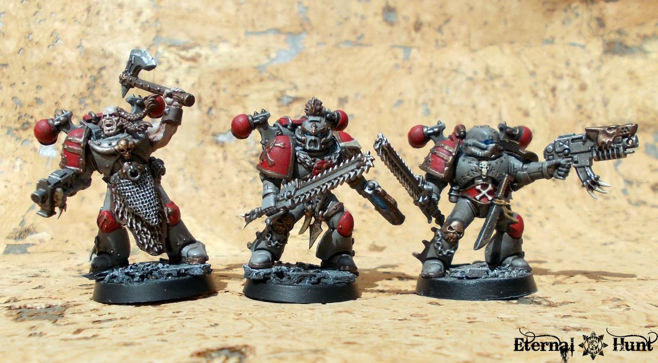 Blood Wolves, Chaos, Chaos Space Marines, Conversion, Fallen Wolves, Joras Turnpelt, Khorne, Khorne's Eternal Hunt, Space Wolves, Traitor Wolves, Warhammer 40,000