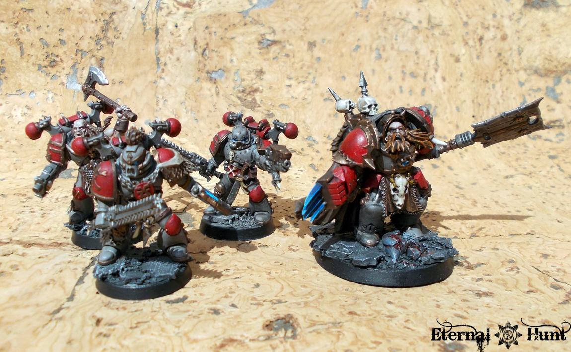 Blood Wolves, Chaos, Chaos Space Marines, Conversion, Fallen Wolves, Joras Turnpelt, Khorne, Khorne's Eternal Hunt, Space Wolves, Traitor Wolves, Warhammer 40,000