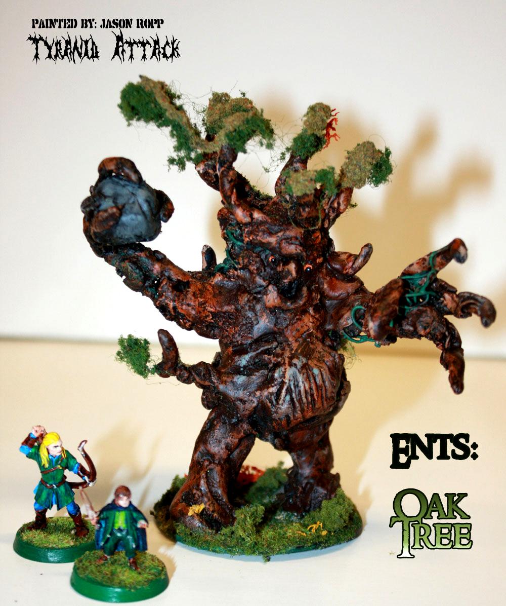 28mm, Conversion, Custoim, Ent, Ents, Forces, Good, Hobbit, Lord, Miniature, Oak, Of, Rings, The, Treebeard