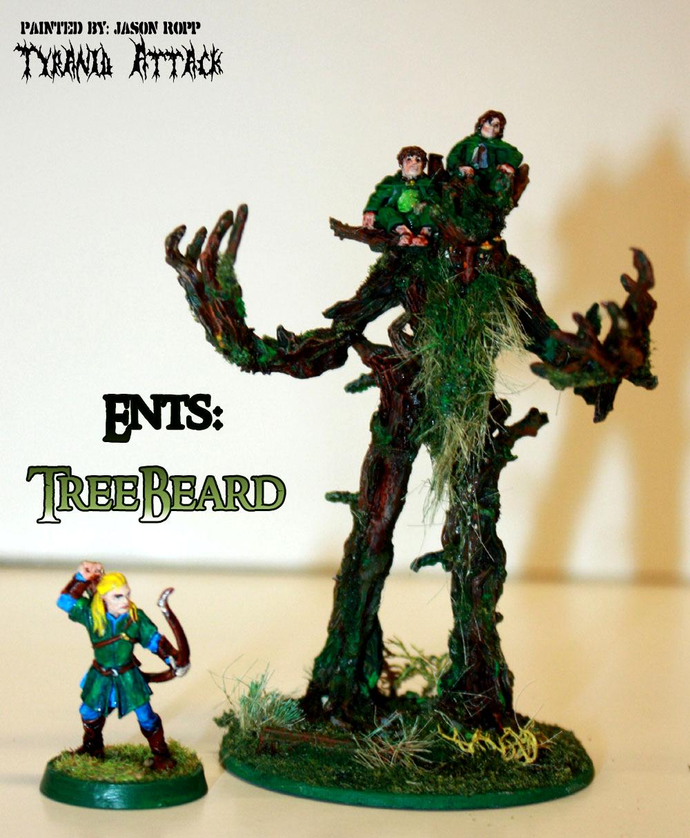 28mm, Conversion, Custoim, Ent, Ents, Forces, Good, Hobbit, Lord, Miniature, Of, Rings, The, Treebeard