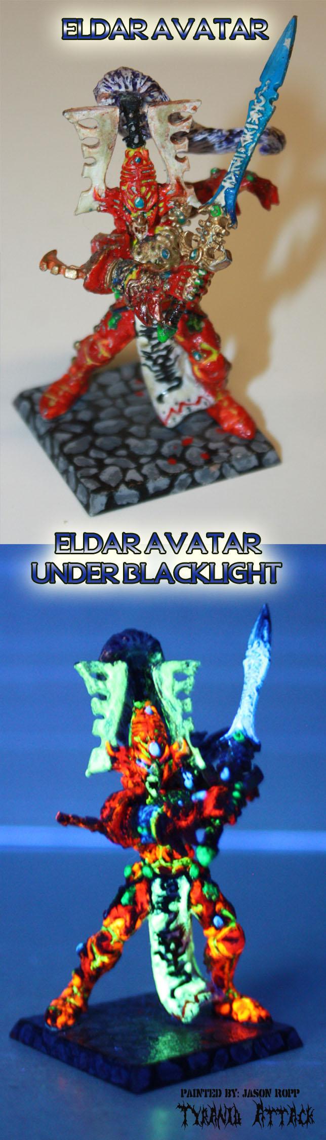 Attack, Avatar, Blacklight, Eldar, Miniature, Tyranids