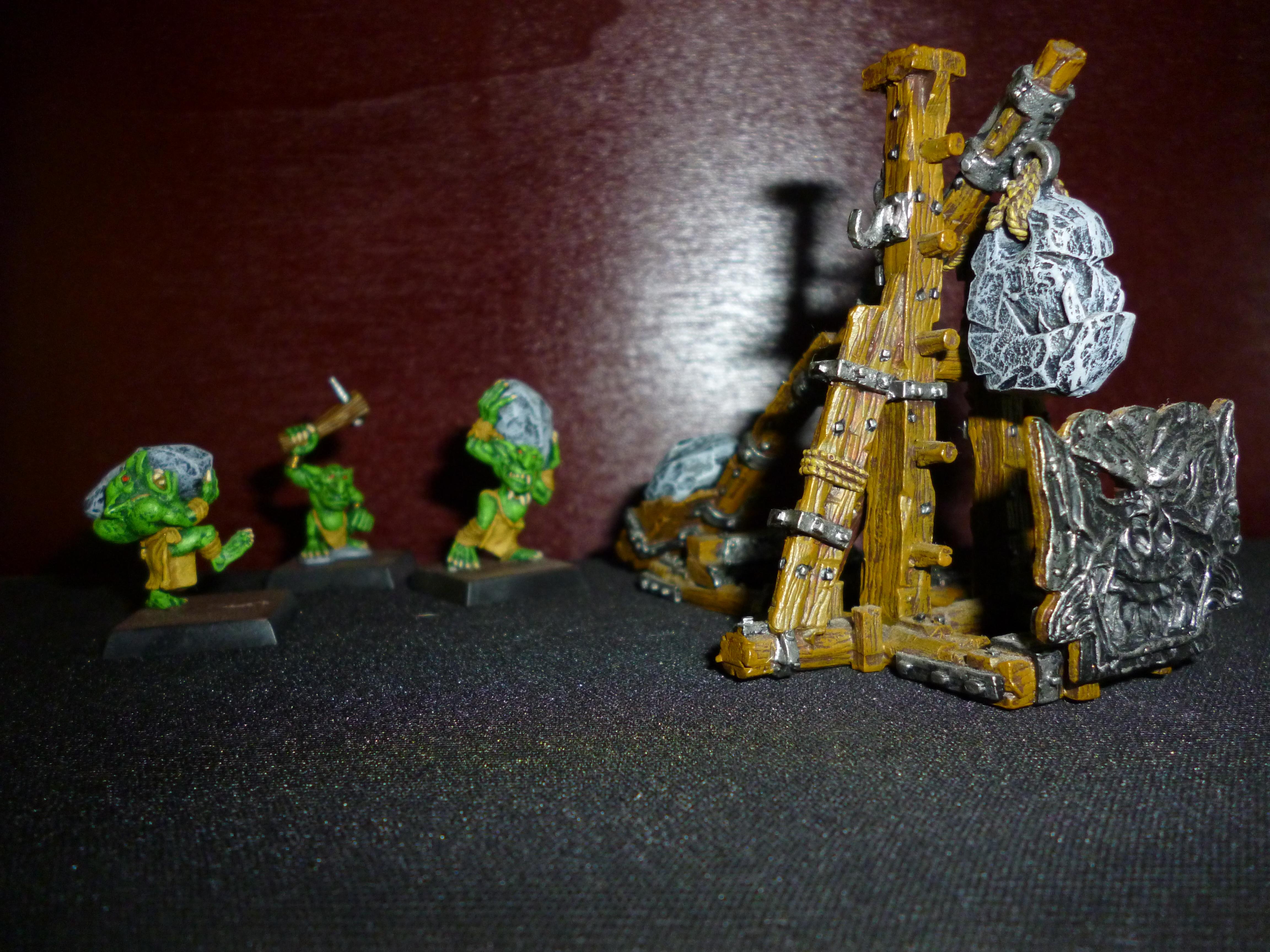 Goblins, Greenskins, Grobi, Orcs, Rock Lobber, Rock Thrower