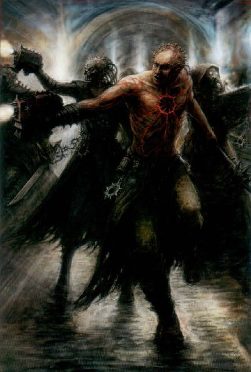 Artwork, Chaos Cultists, Copyright Games Workshop