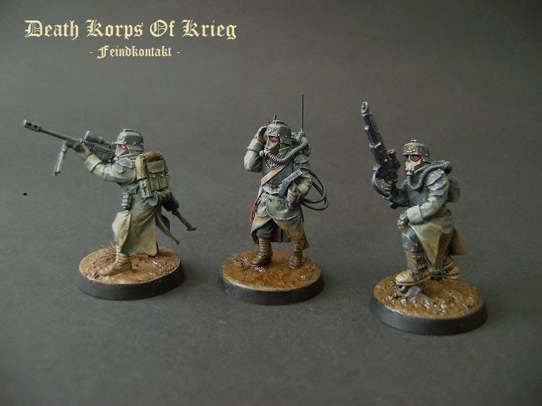 Death Korps of Krieg, Imperial Guard, Mud Effect, Weathered