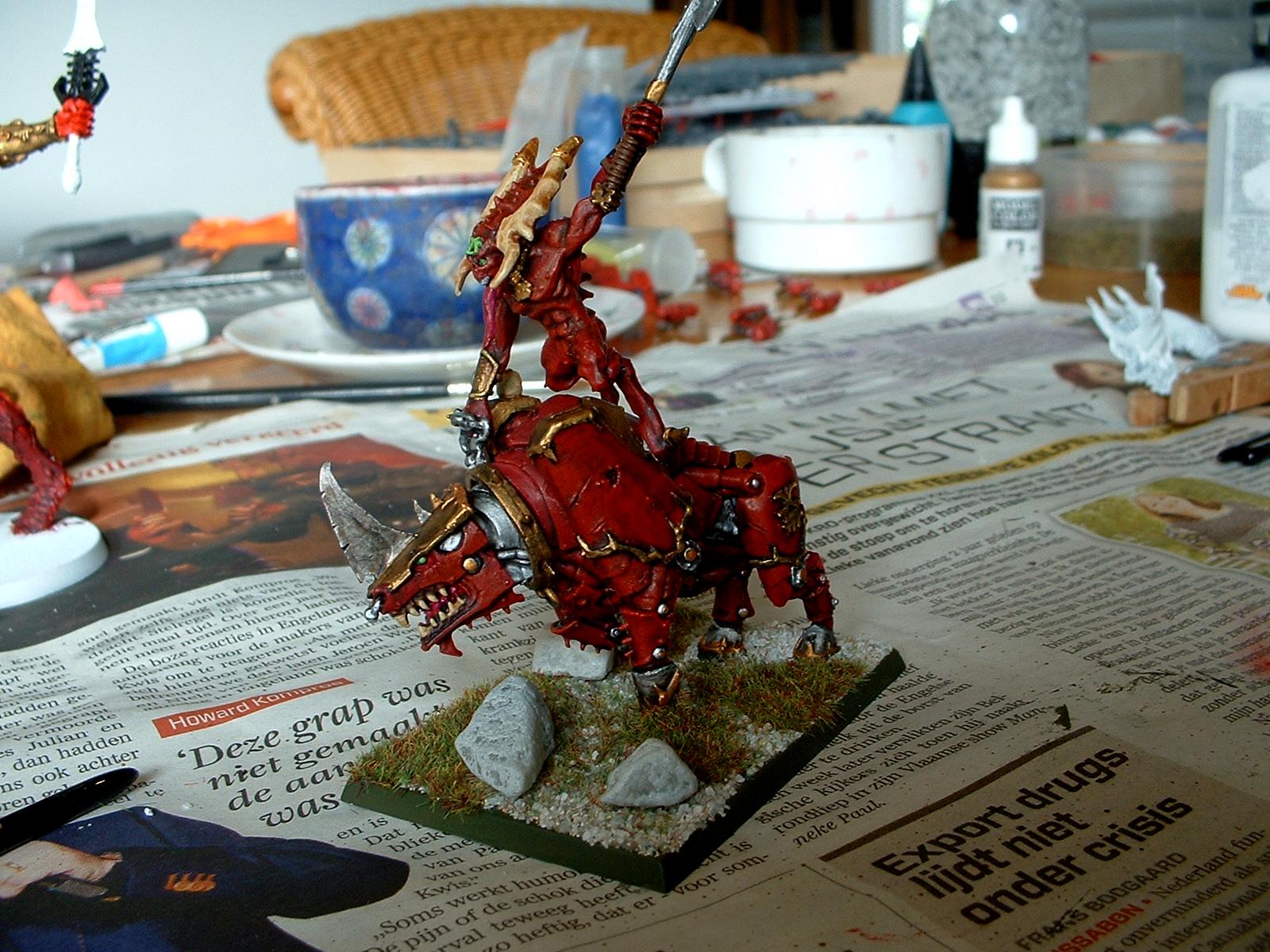 Bloodcrushers, Chaos, Daemons, Herald, Juggernaut, Khorne