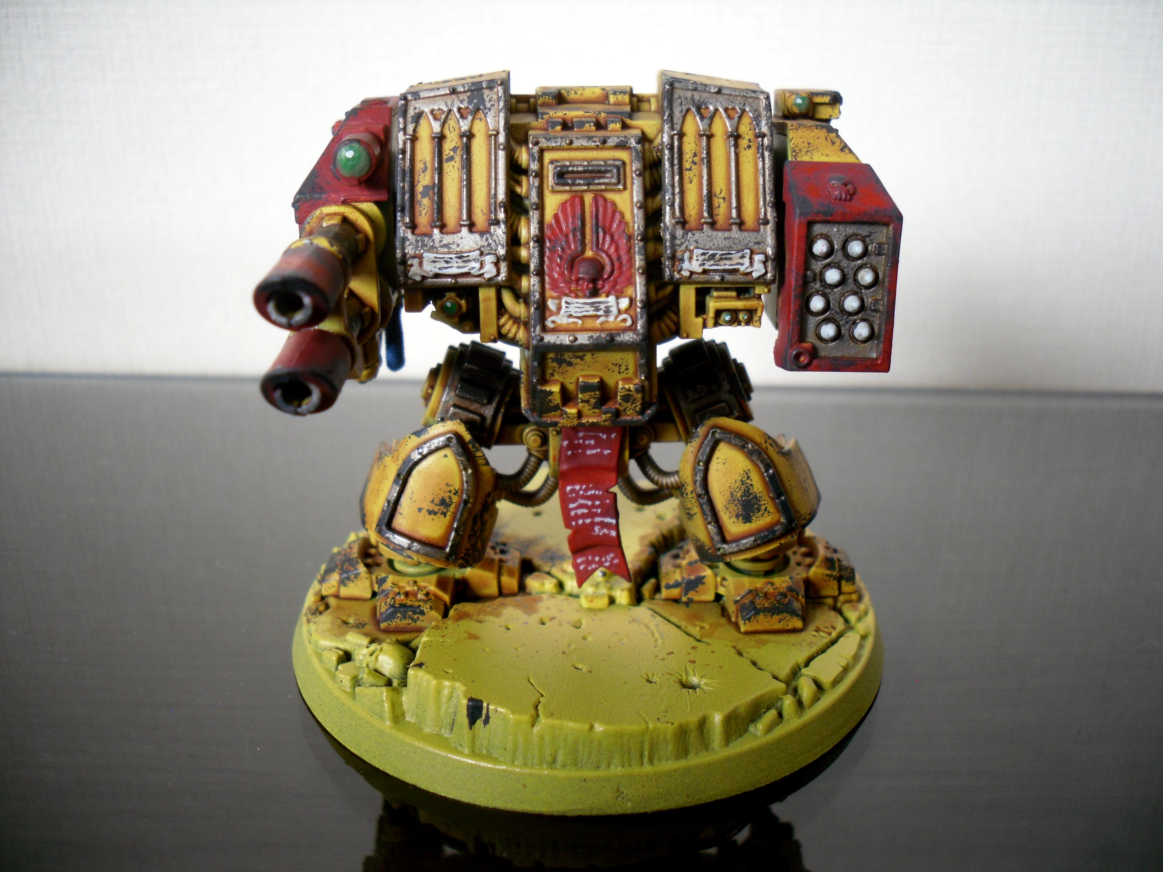Dreadnought, Imperial Fists, Space Marines, Yellow