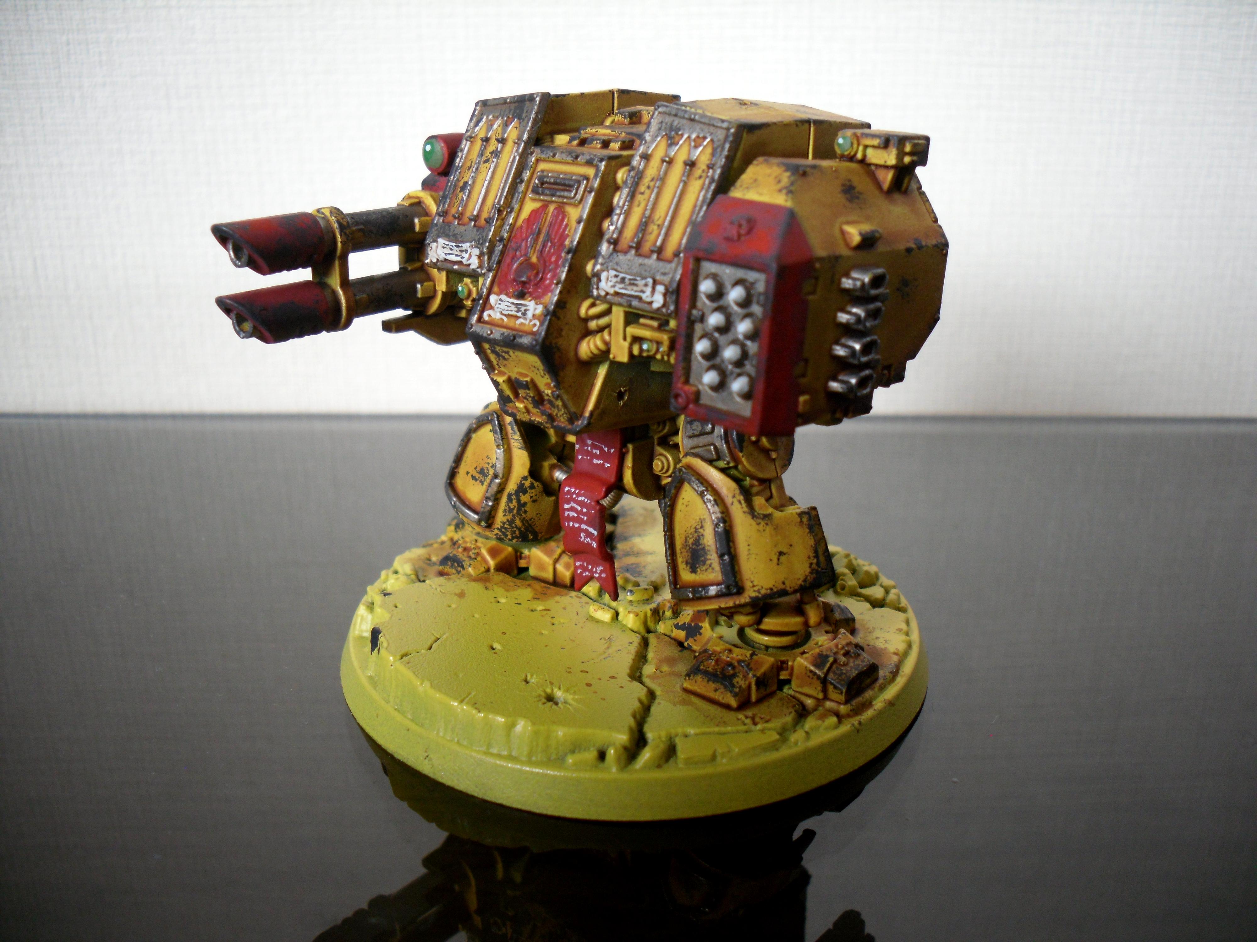 Dreadnought, Imperial Fists, Space Marines, Yellow