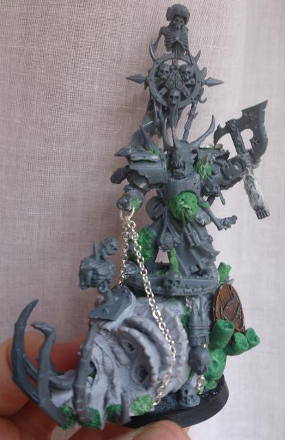 Chaos, Nurgle, Chaos Sorcerer in terminator armour