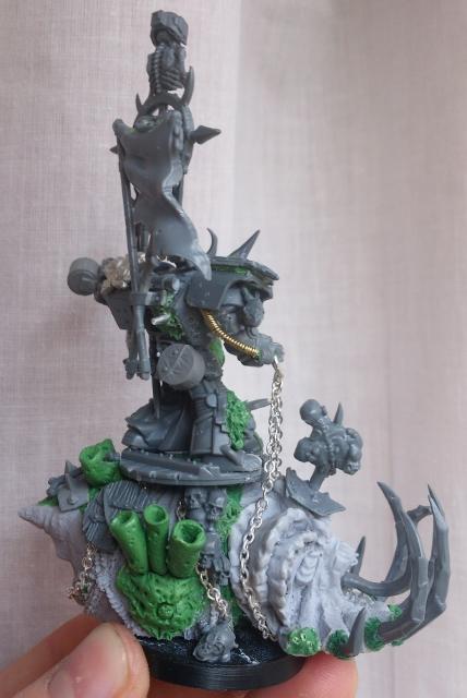 Chaos Sorcerer in terminator armour back