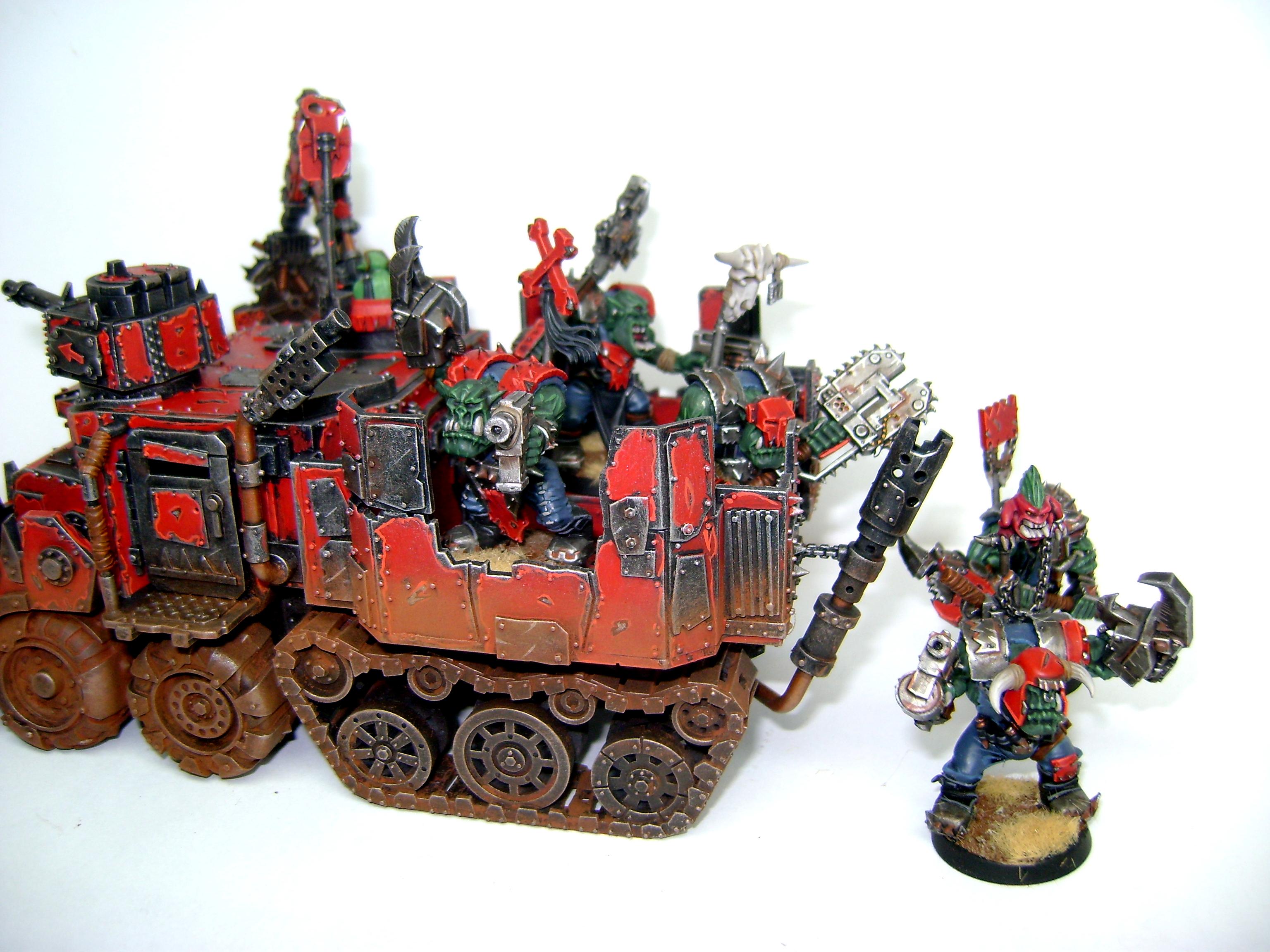 Orks, Dark Reapaz nobz and truck