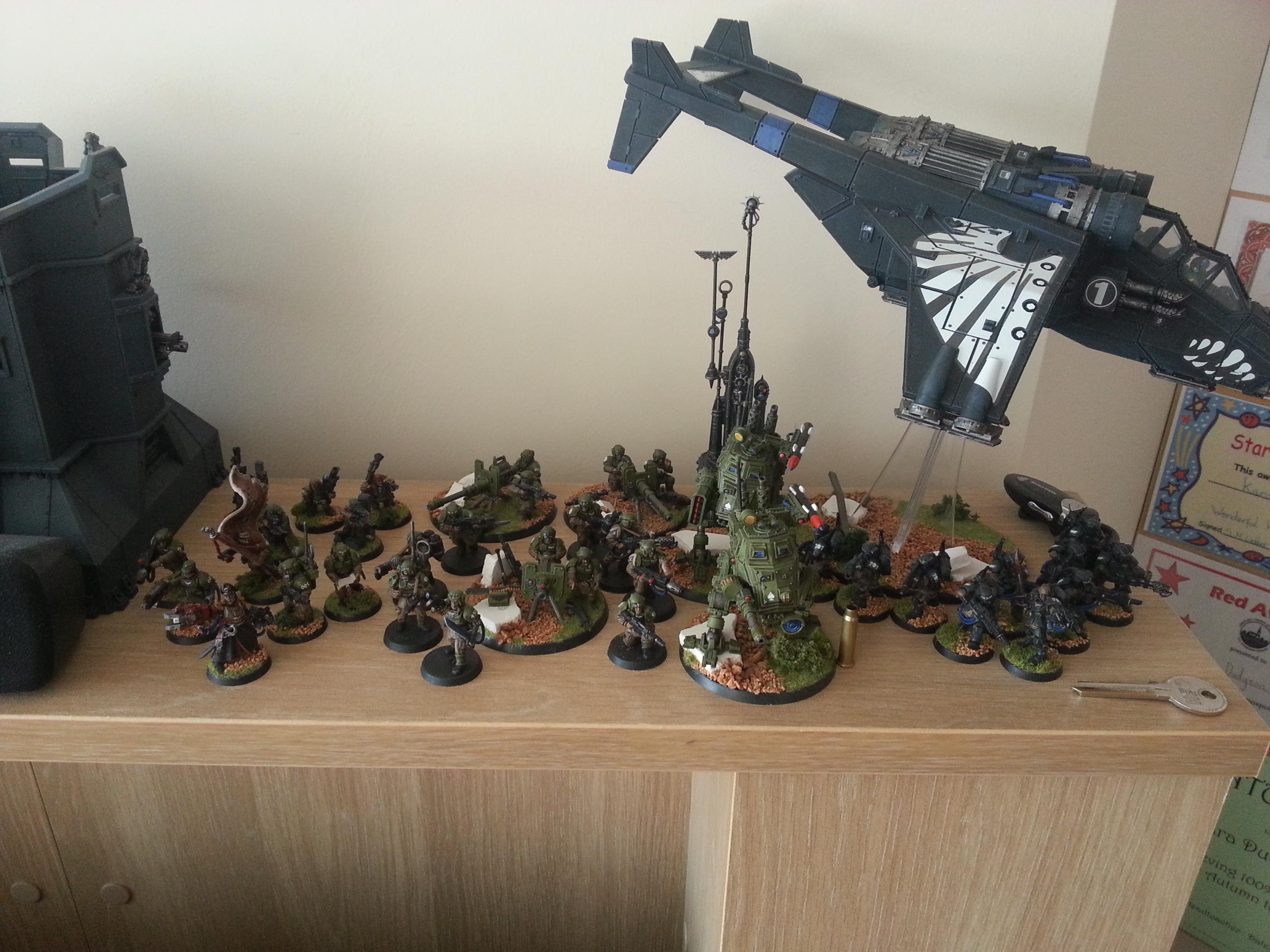 Astra Militarum, Cadians, Imperial Guard, Kasrkin, Ratling, Vendetta, Veteran