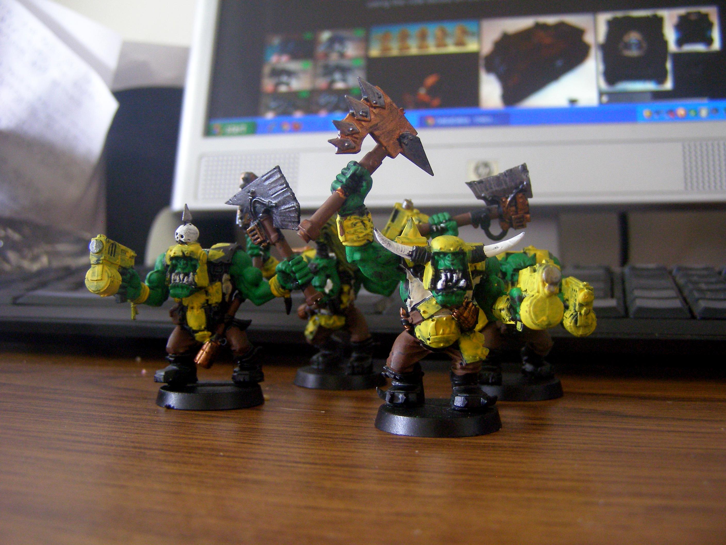 'eavy Armor, Bad Moonz, Big Choppa, Nob, Overlord Thraka, Slugga