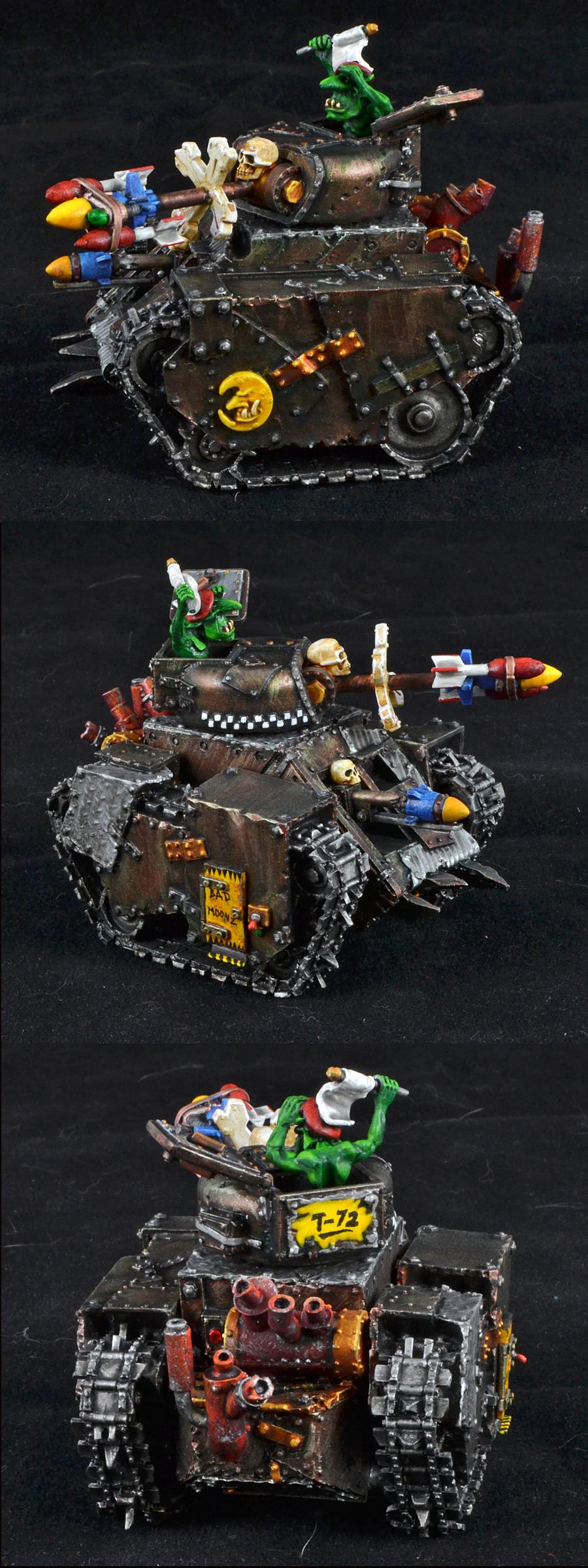 Bad Moons, Grot Tank, Orks, Warhammer 40,000, Work In Progress