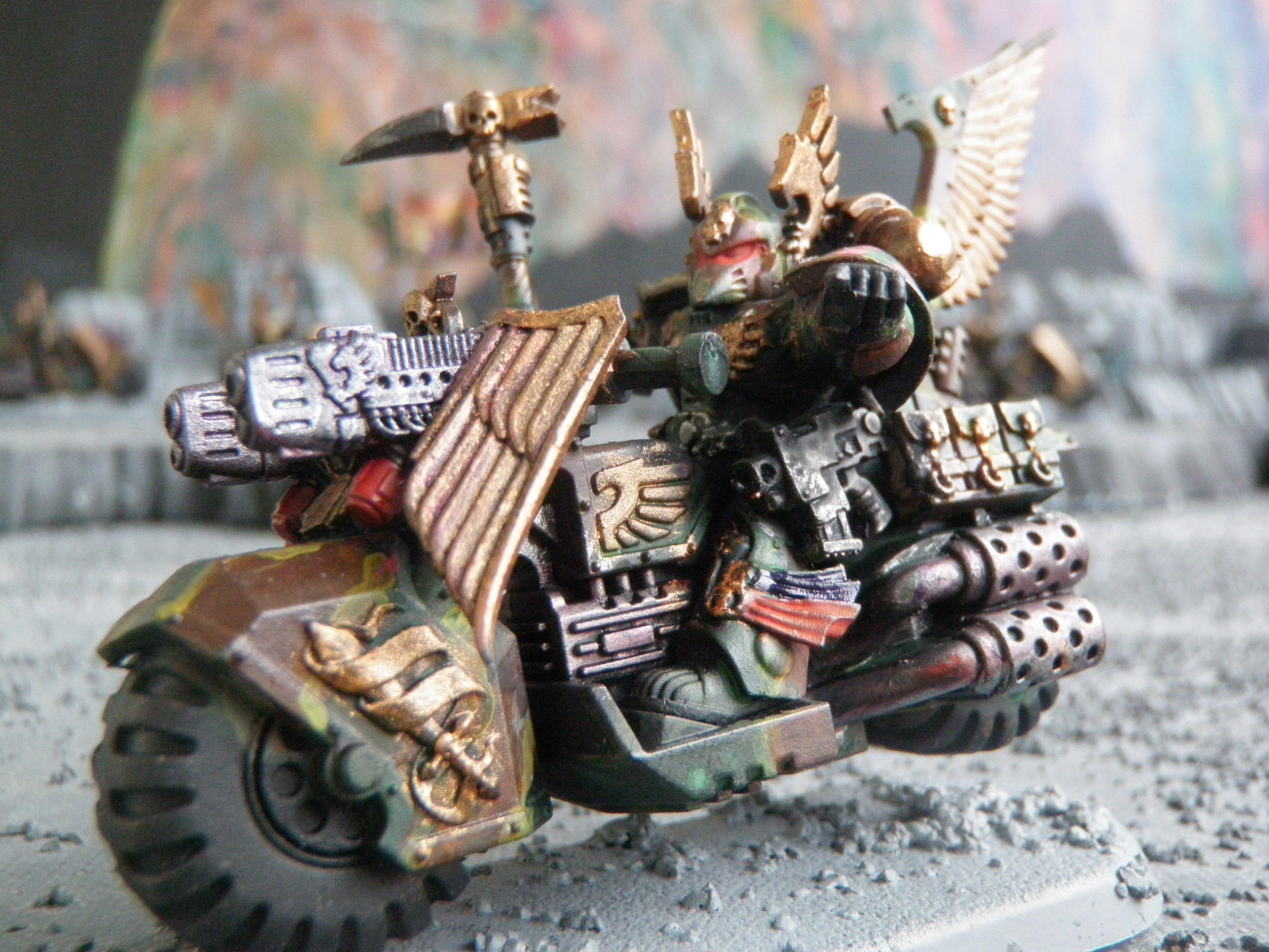 Black Knight, Camouflage, Dark Angels, Ravenwing Command Squad