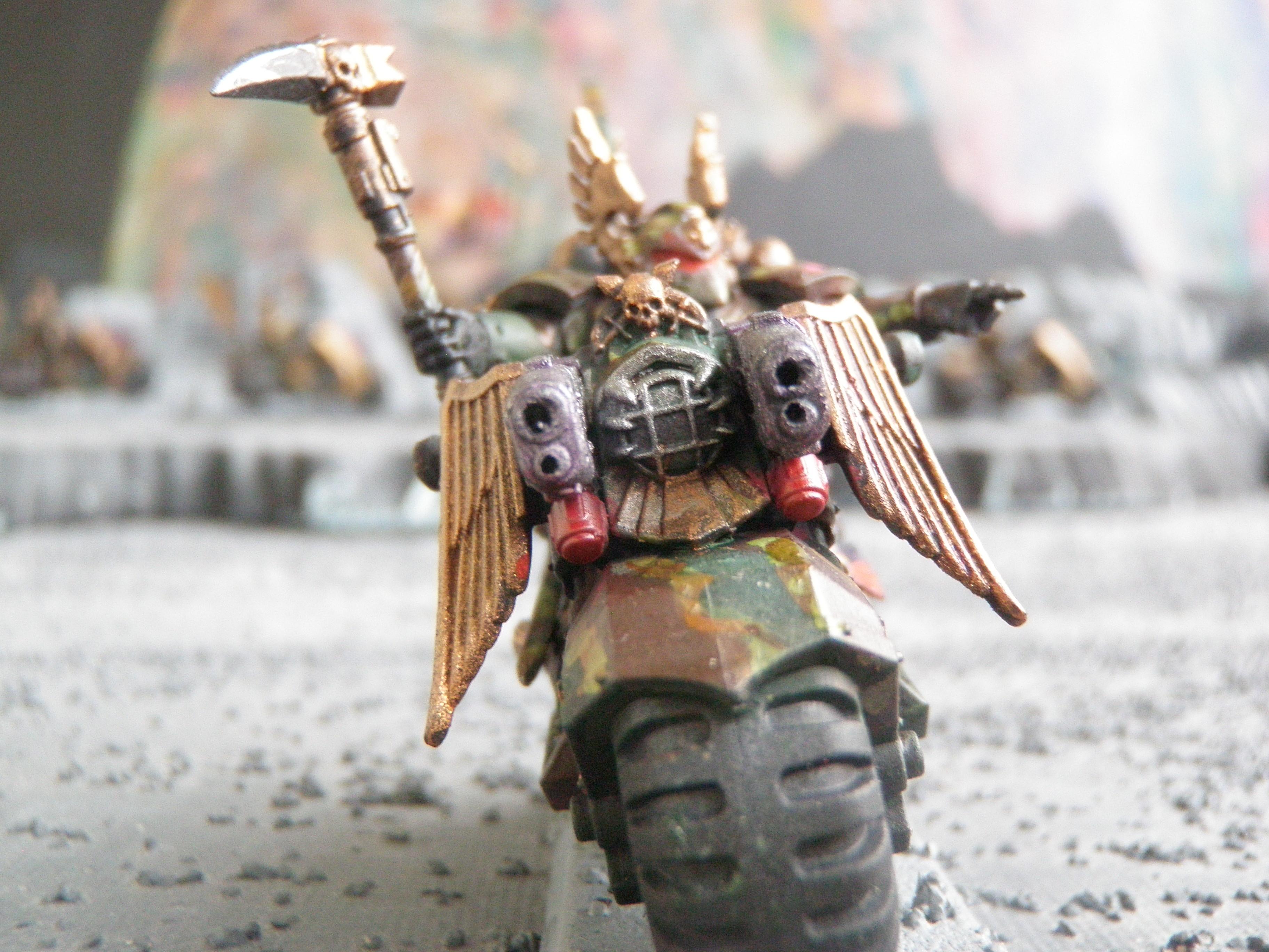 Black Knight, Camouflage, Dark Angels, Ravenwing Command Squad