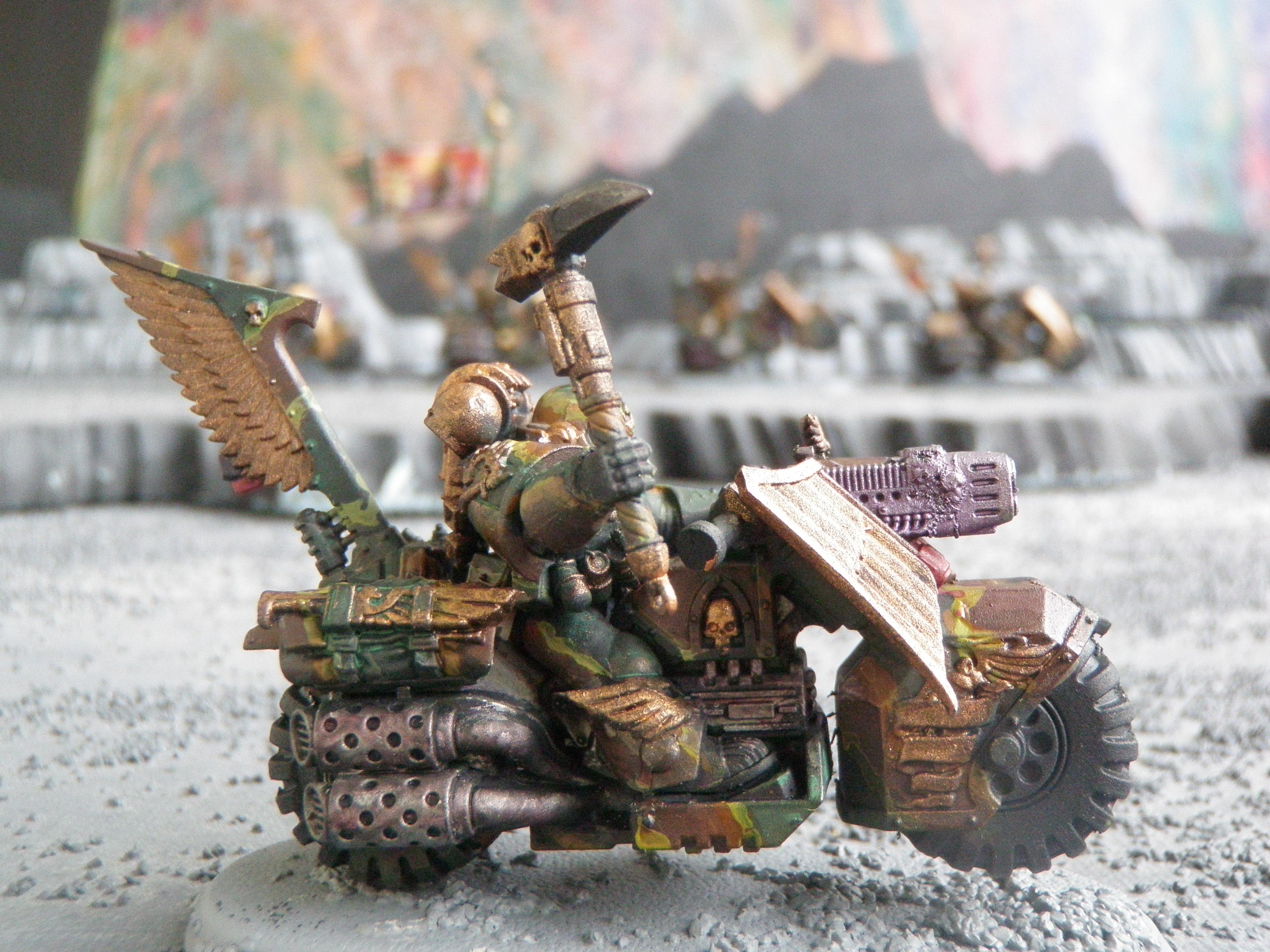 Black Knight, Camouflage, Dark Angels, Ravenwing Command Squad