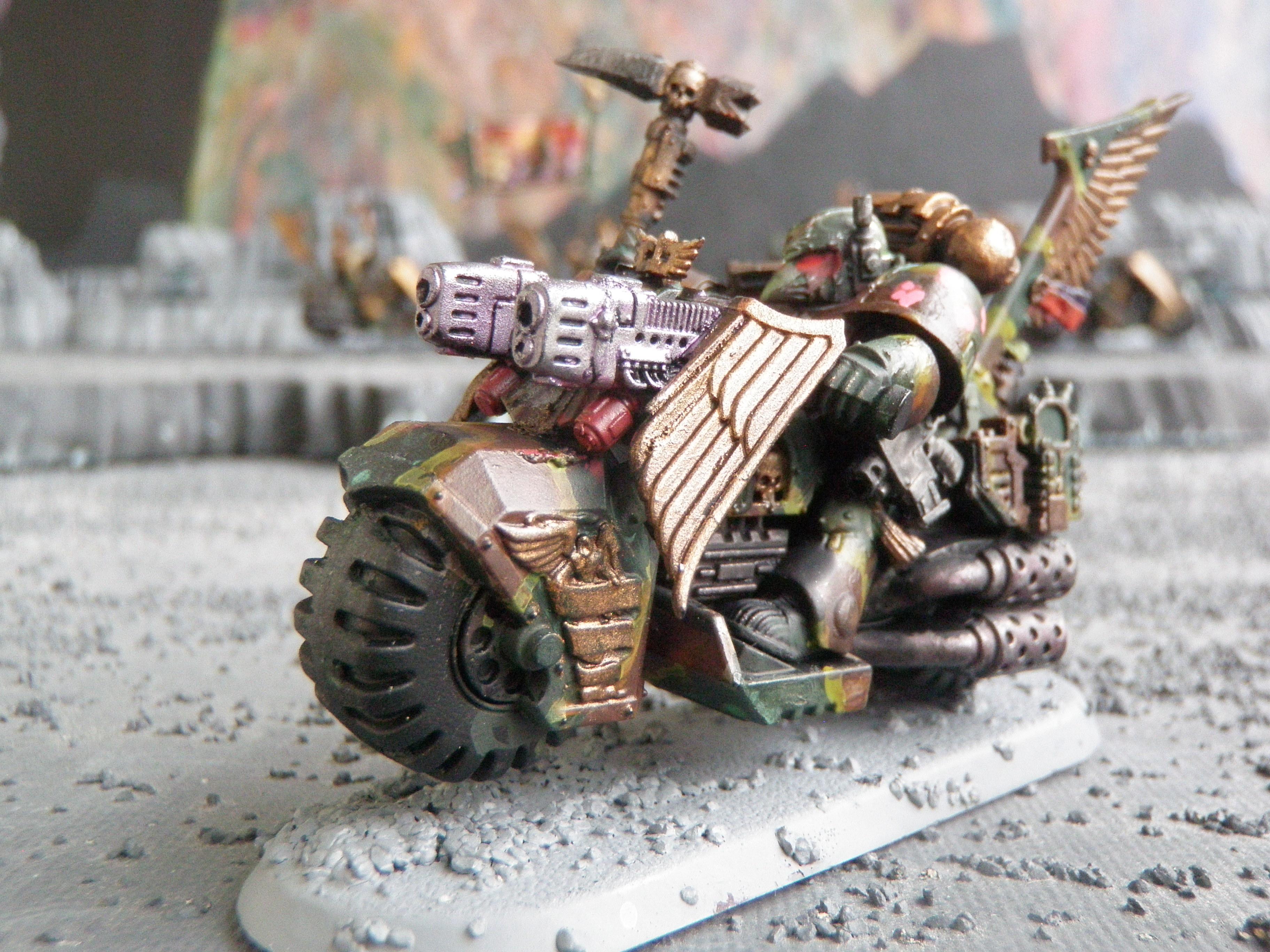 Black Knight, Camouflage, Dark Angels, Ravenwing Command Squad