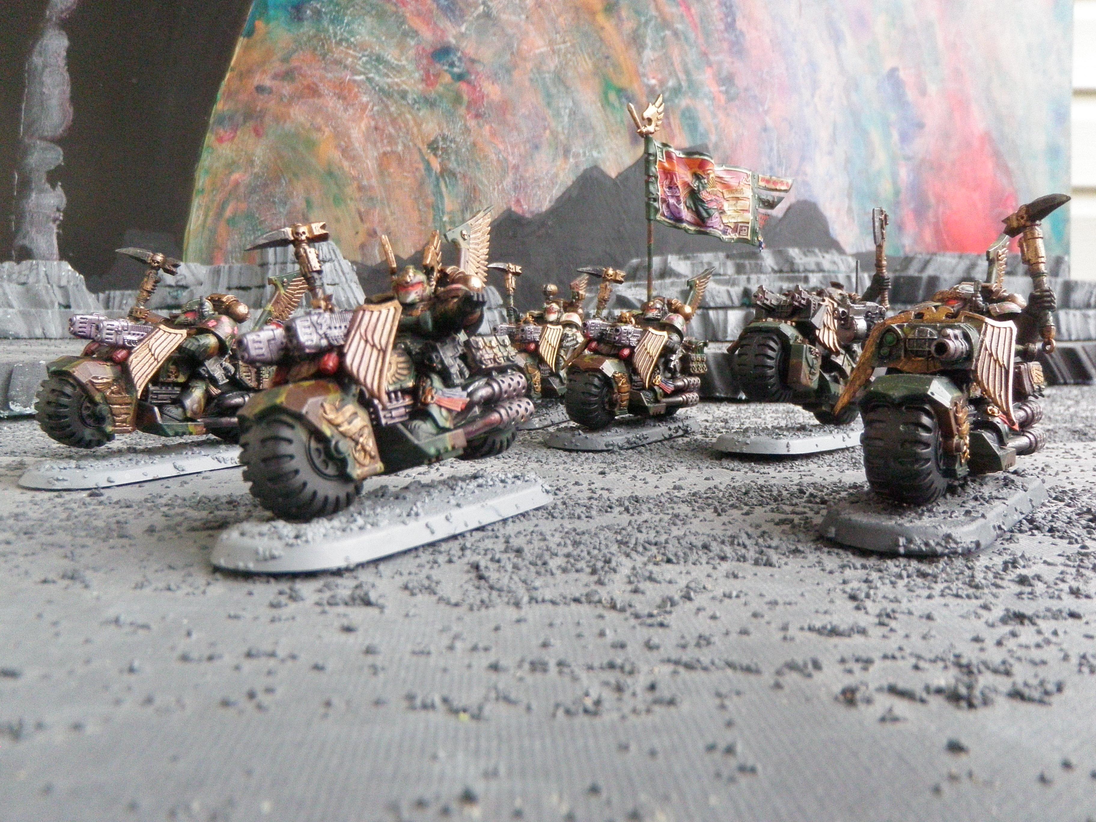Camouflage, Dark Angels, Gas Giant, Ravenwing Command Squad