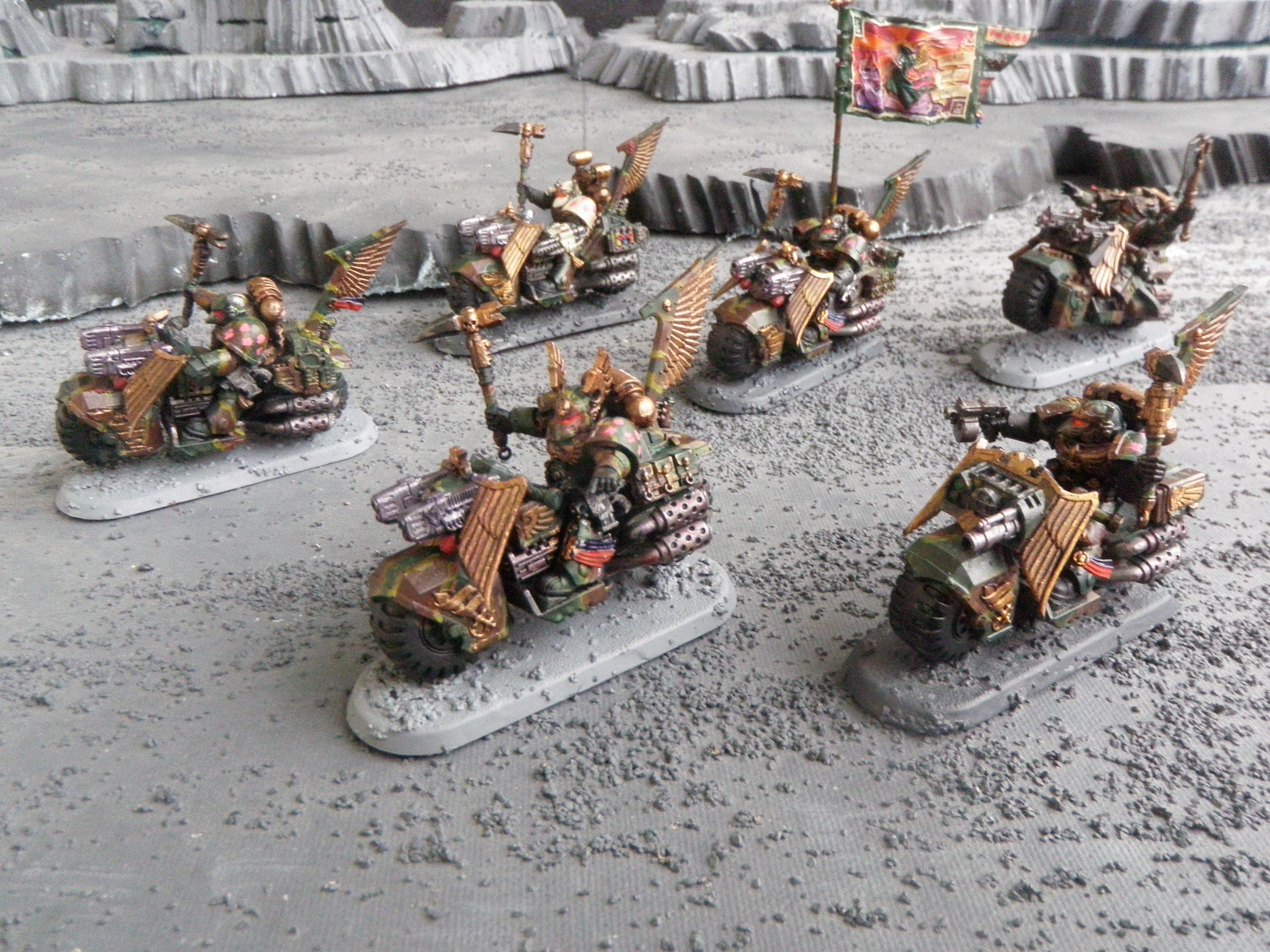 Camouflage, Dark Angels, Ravenwing Command Squad