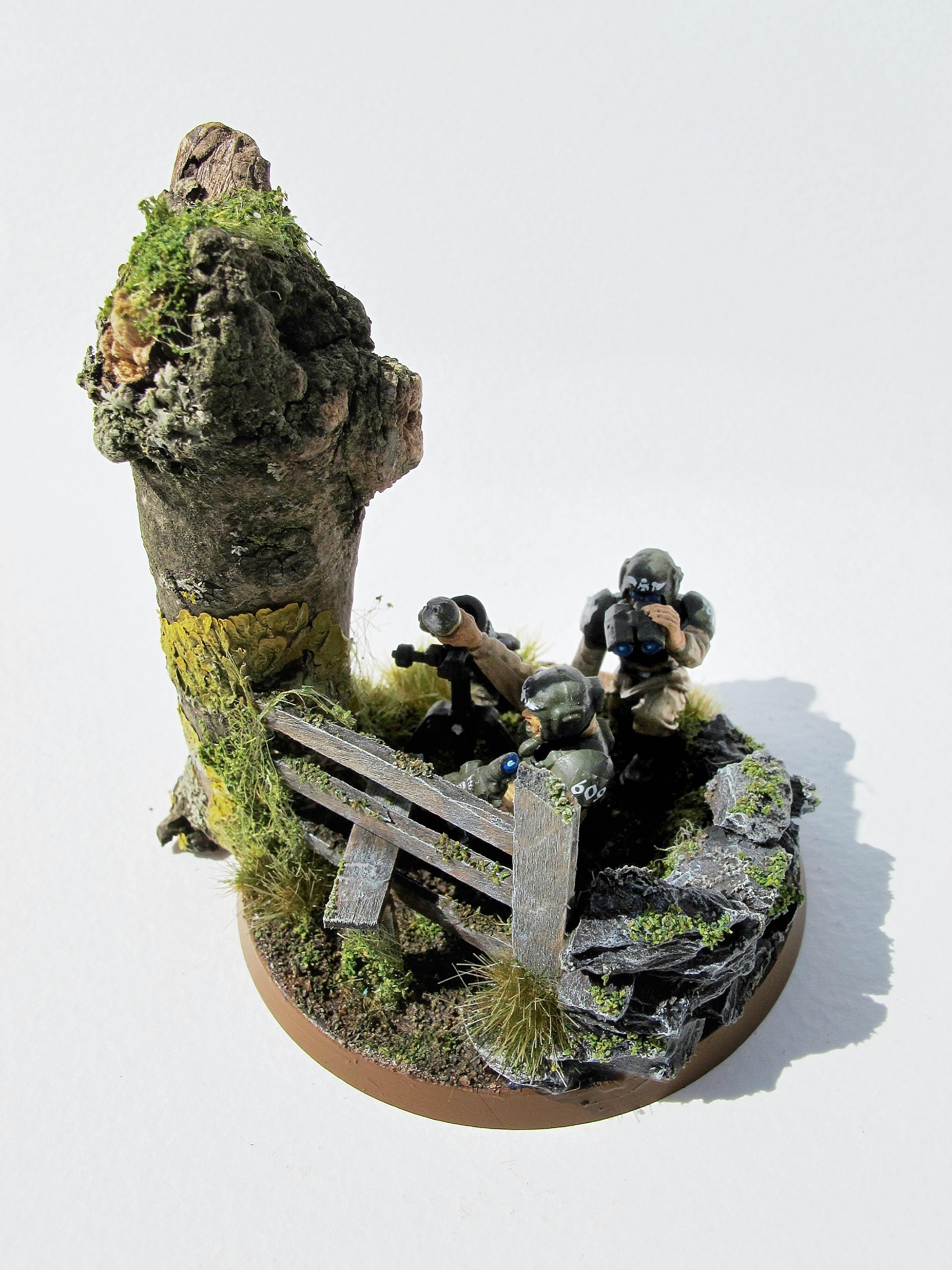 Cadians, Cameo, Heavy Weapons Team, Imperial Guard, Mortar, Scratch, Warhammer 40,000