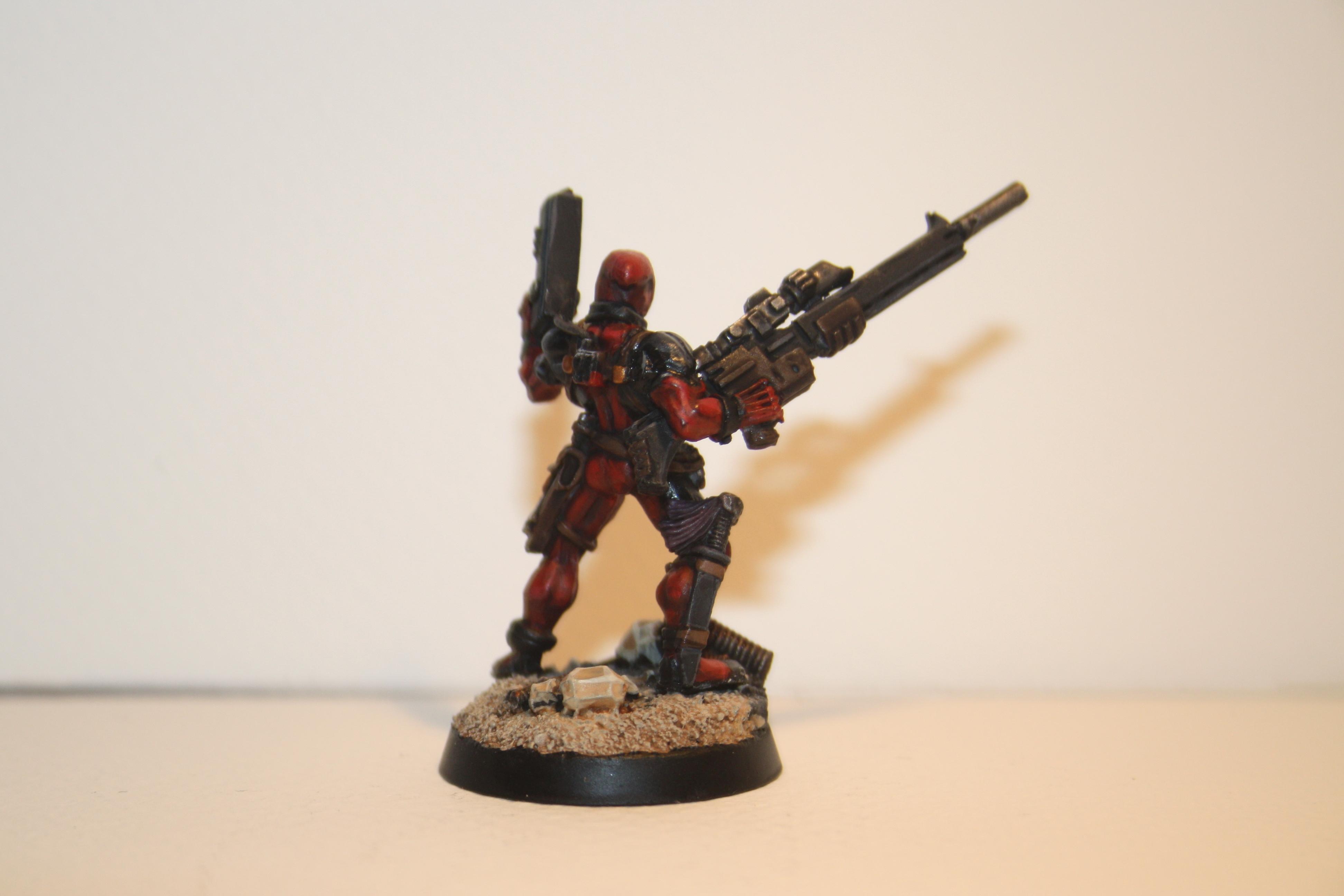 Assassin, Conversion, Deadpool, Gk, Greenstuff, Marvel, Superhero, Vindicare