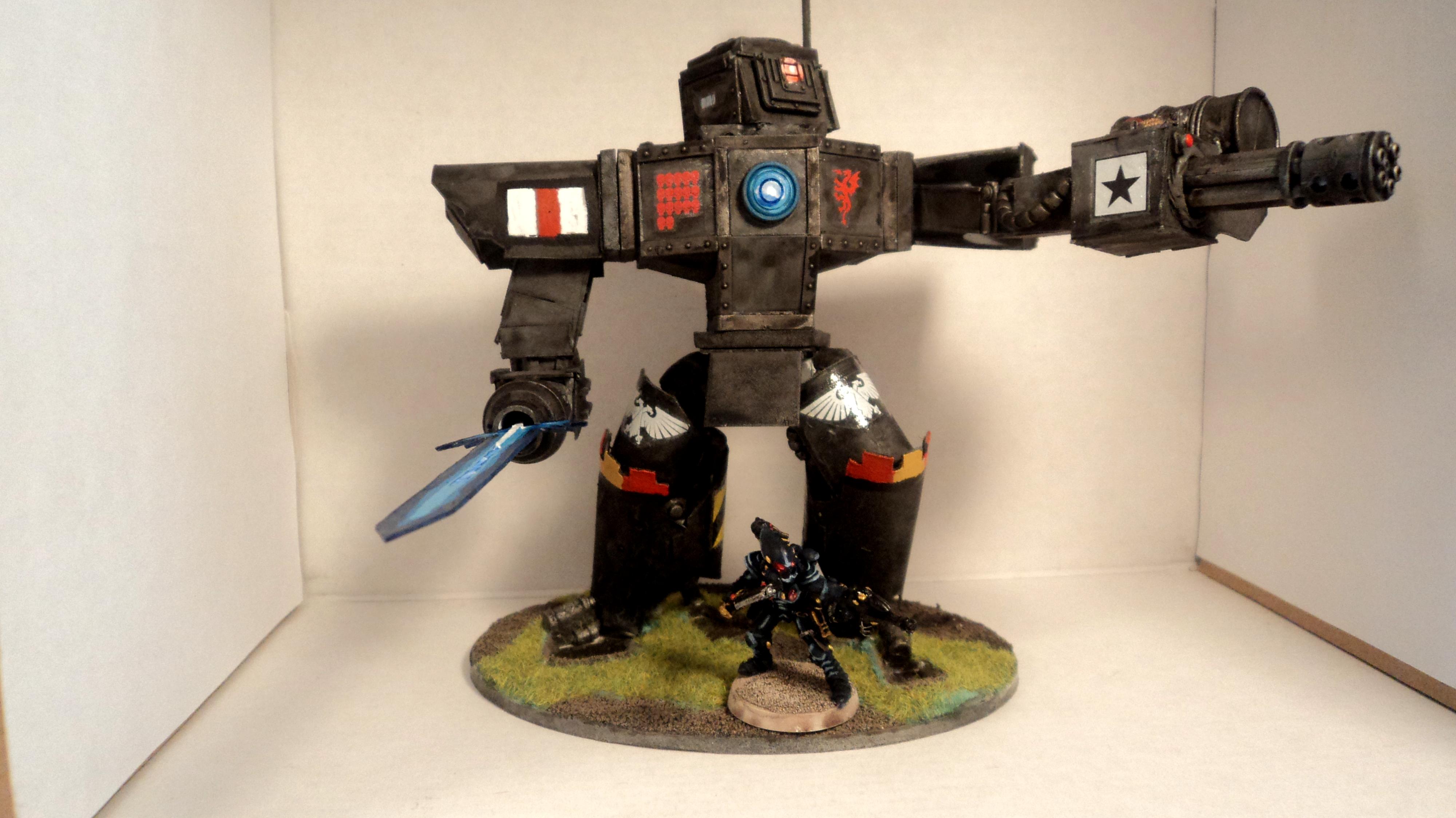 NDK, with scale model