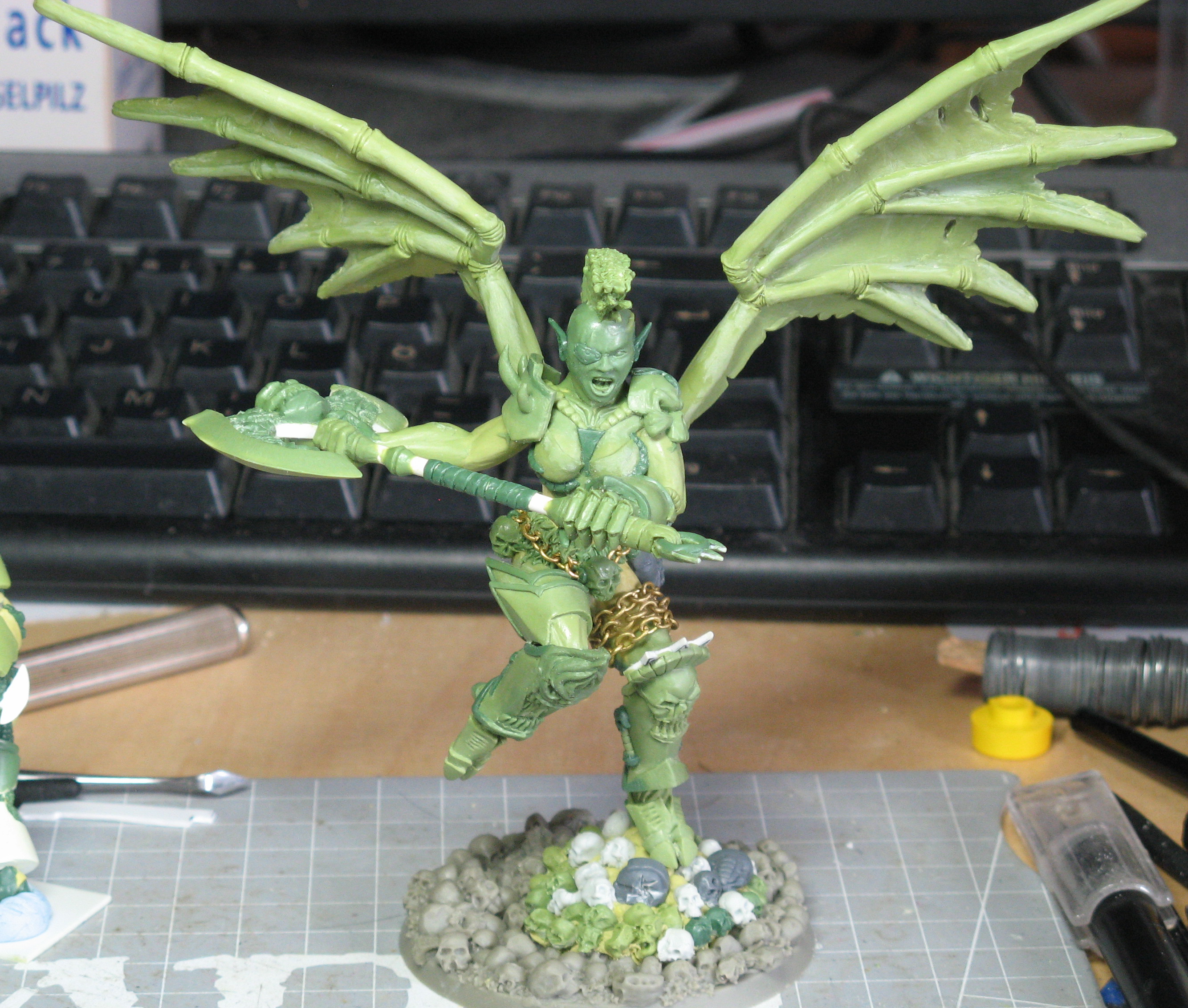 Chaos, Chaos Space Marines, Daemon Prince, Demon Princess, Female