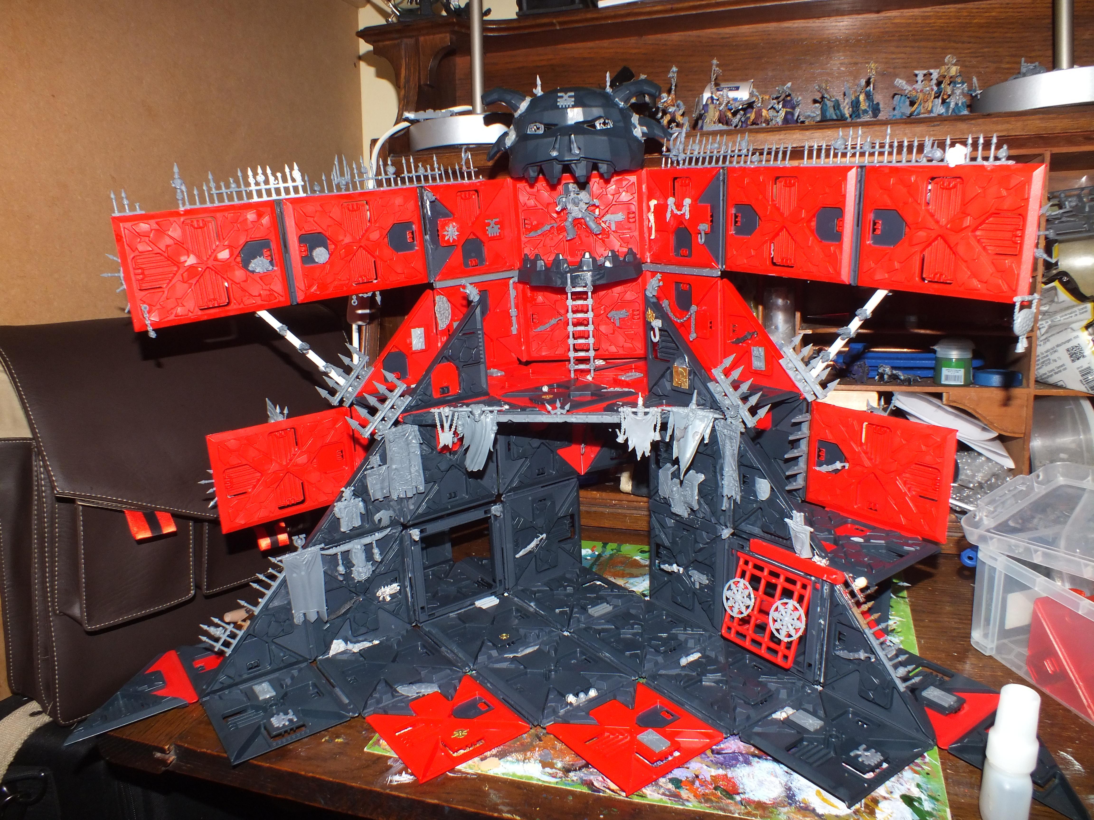 Chaos, Khorne, Shrine, Temple, Terrain, Work In Progress