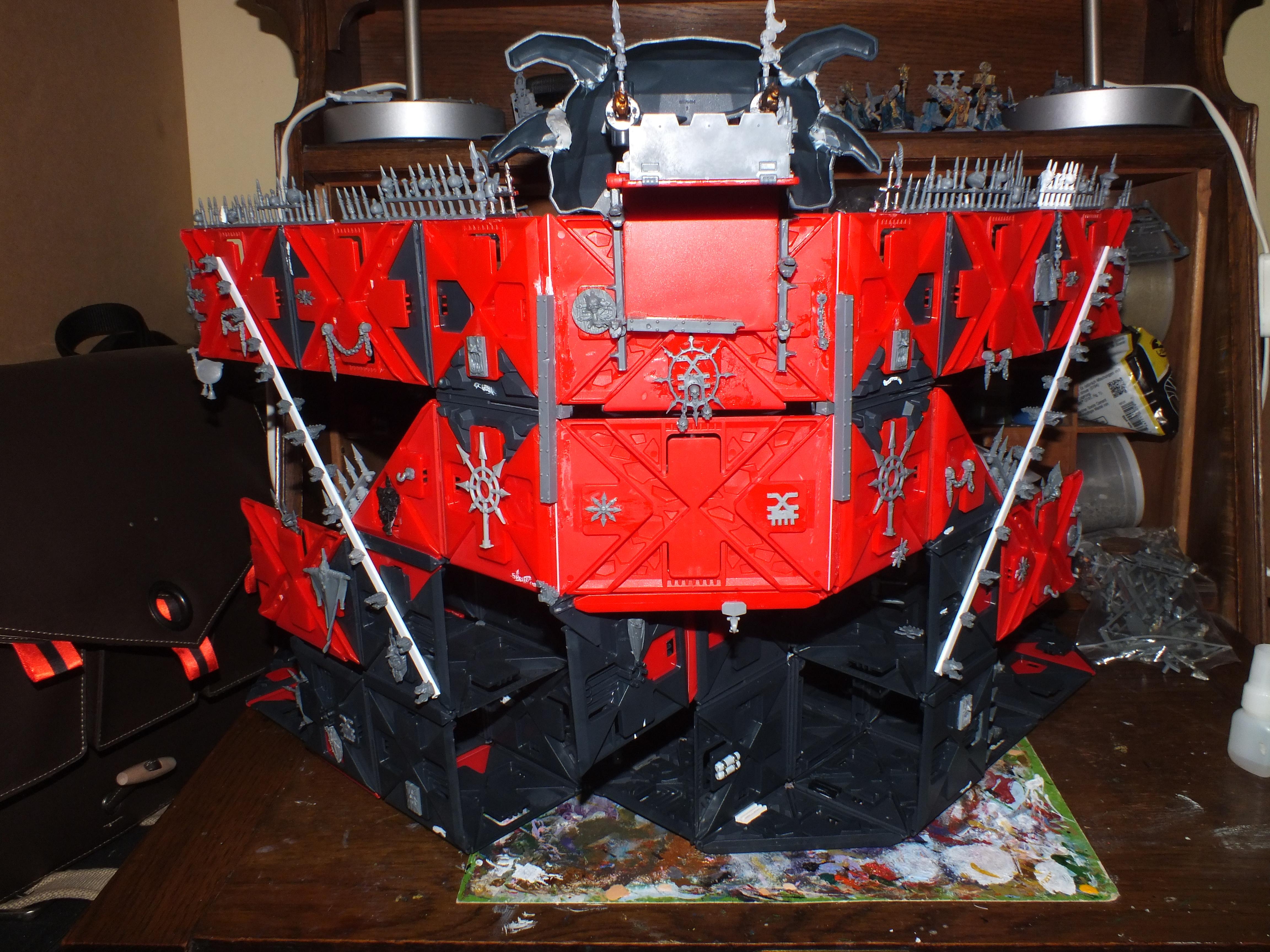 Chaos, Khorne, Shrine, Temple, Terrain, Work In Progress