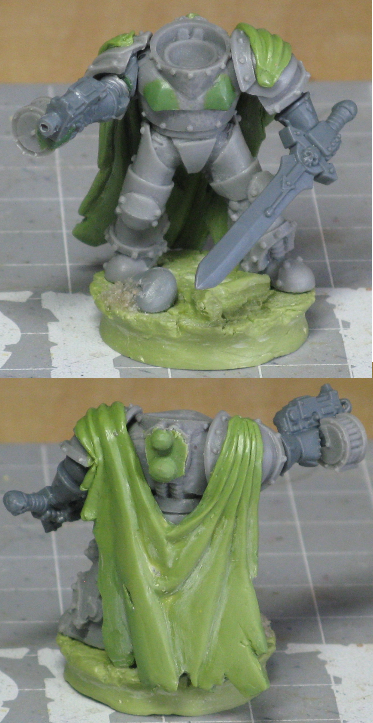 Greenstuff Cloak, Self-sculpt