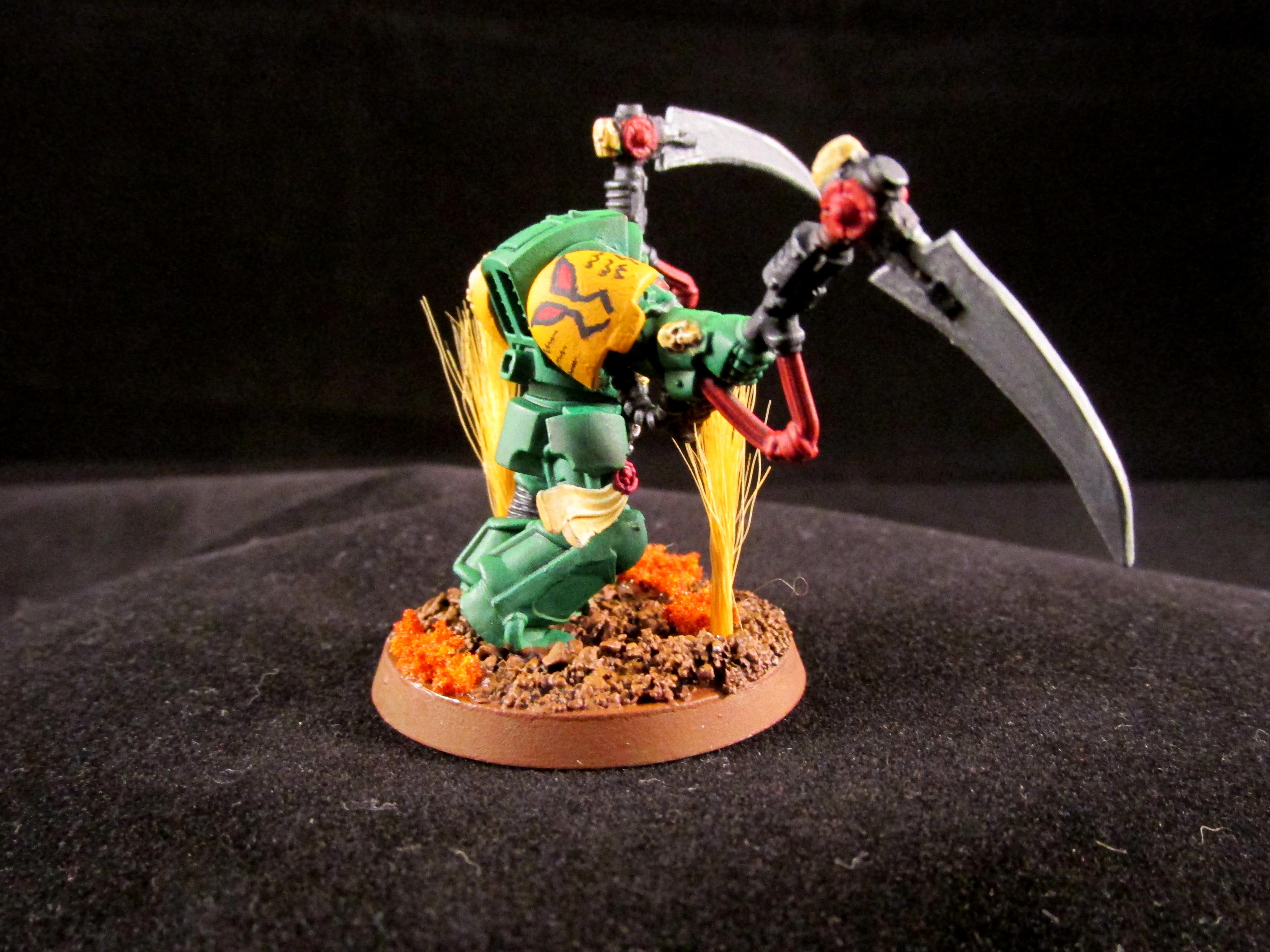 Mantis Maker, Mantis Warrior, Scythe, Terminator Armor