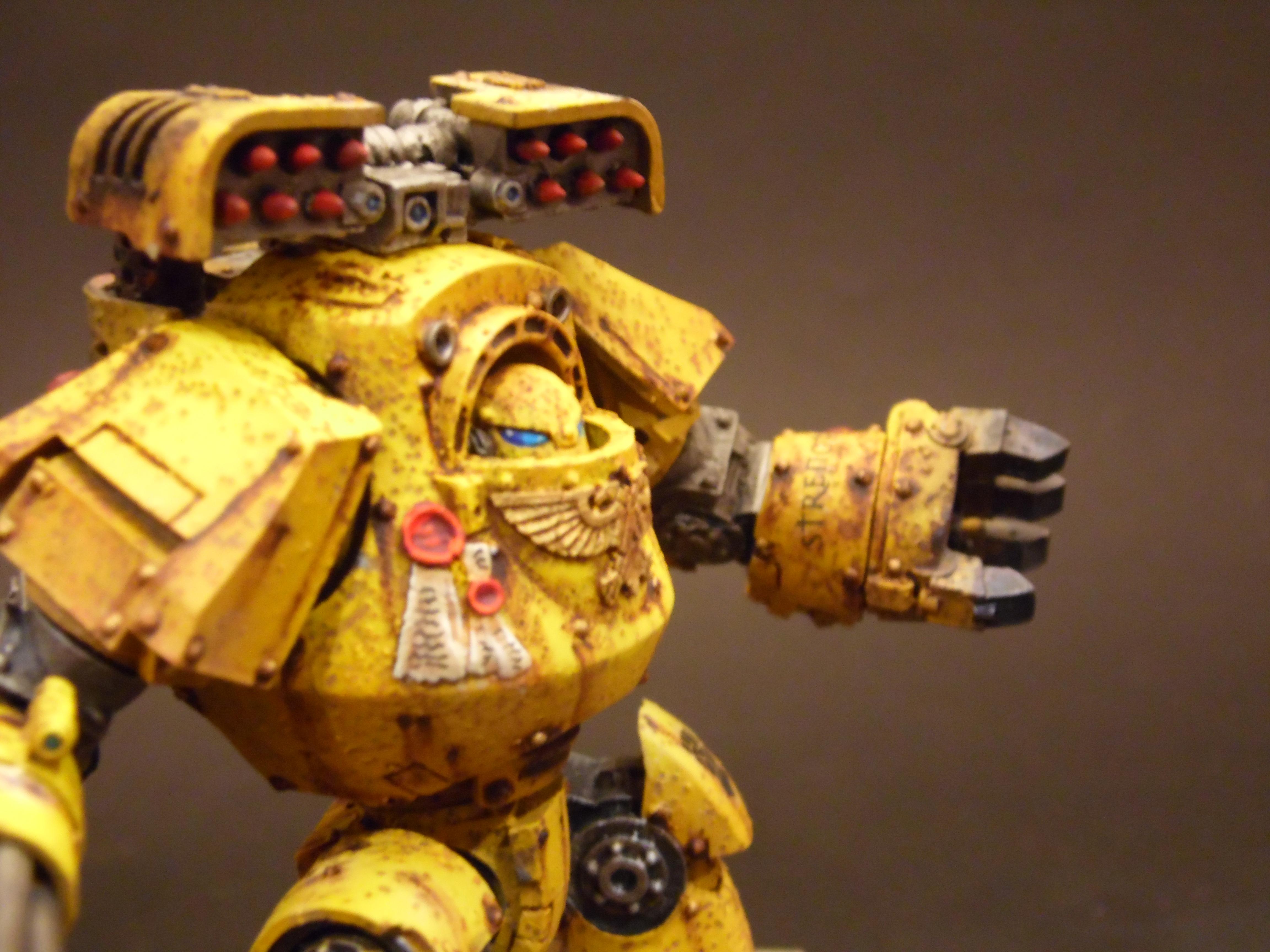 Contemptor, Dreadnought, Fist, Imperial, Painting, Pattern, Rusty, Rustytankpainting, Tank, Warhammer 40,000