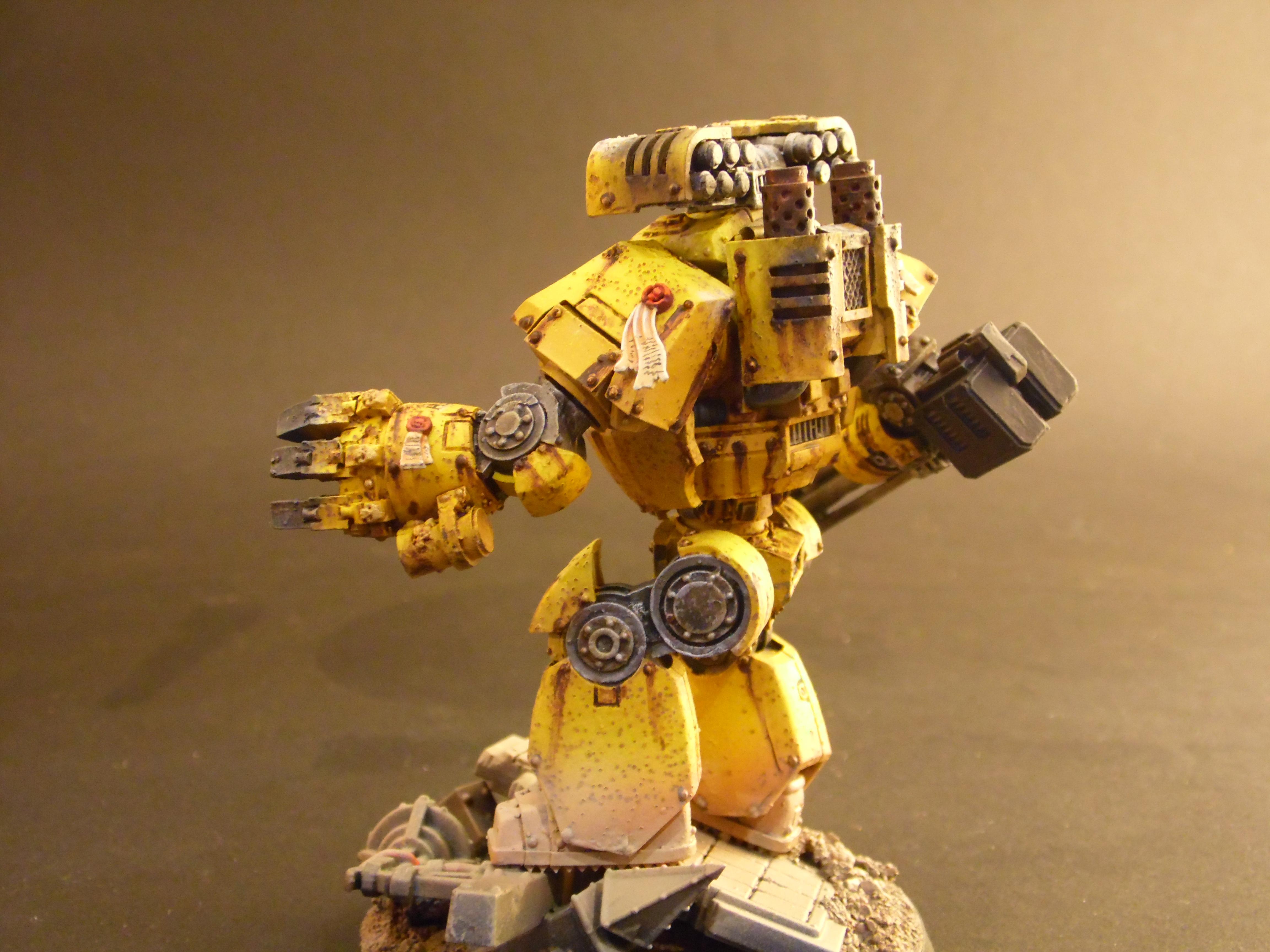 Contemptor, Dreadnought, Fist, Imperial, Painting, Pattern, Rusty, Rustytankpainting, Tank, Warhammer 40,000, Warhammer Fantasy