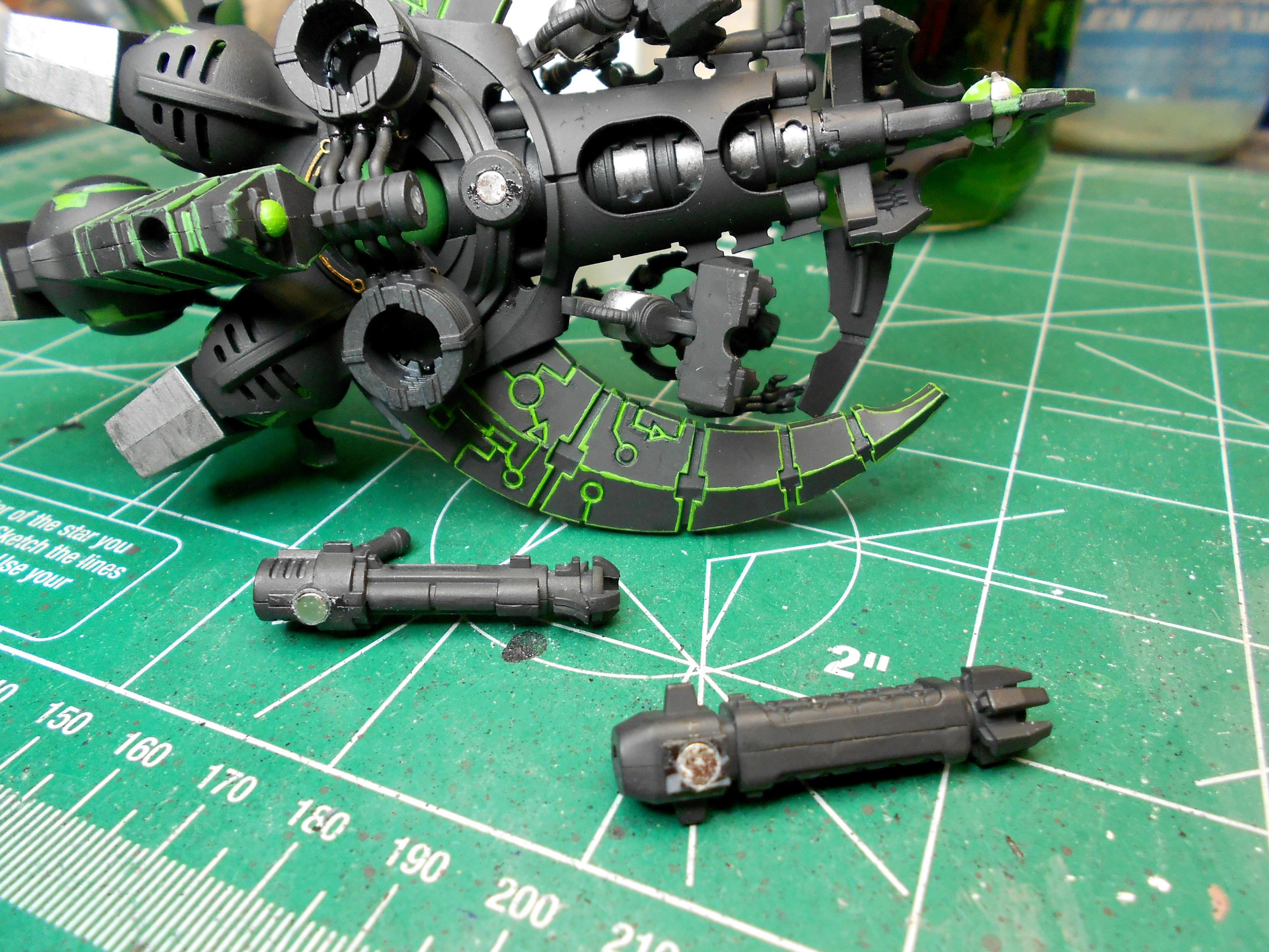 Barge, Black, Magnet, Necrons, Warhammer 40,000, Work In Progress