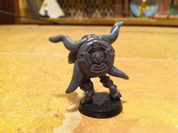 Rear View of librarian